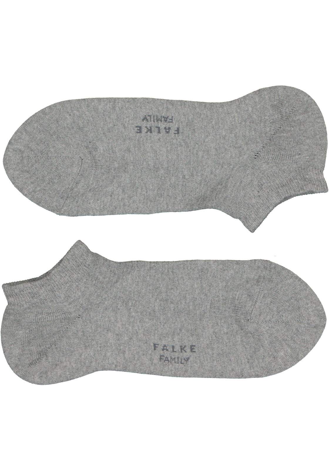 2-4031309185873_falke_sokken_HR FALKE Family heren enkelsokken, lichtgrijs (light grey melange)