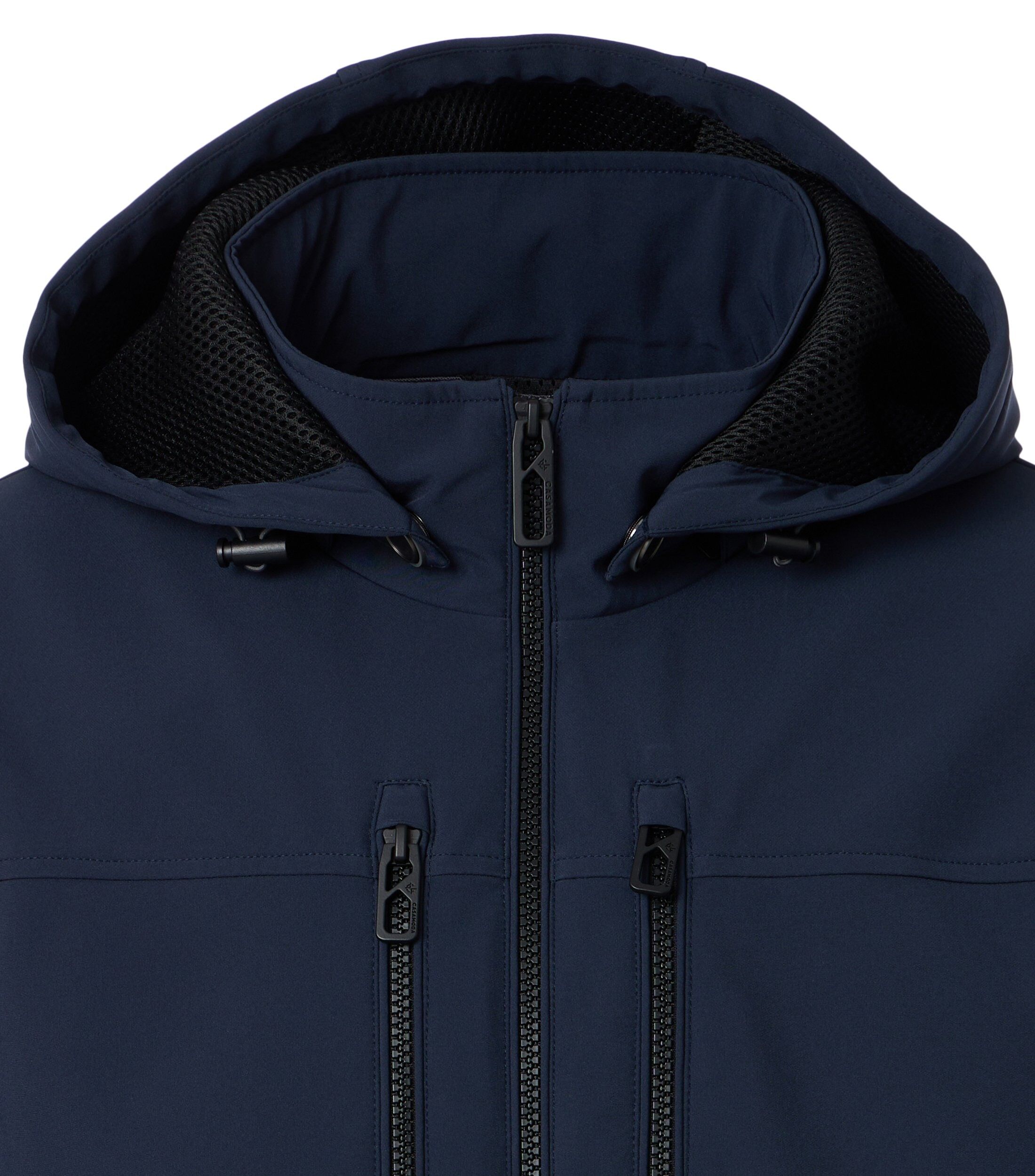 CASA MODA comfort fit tussenjas, blauw, wit