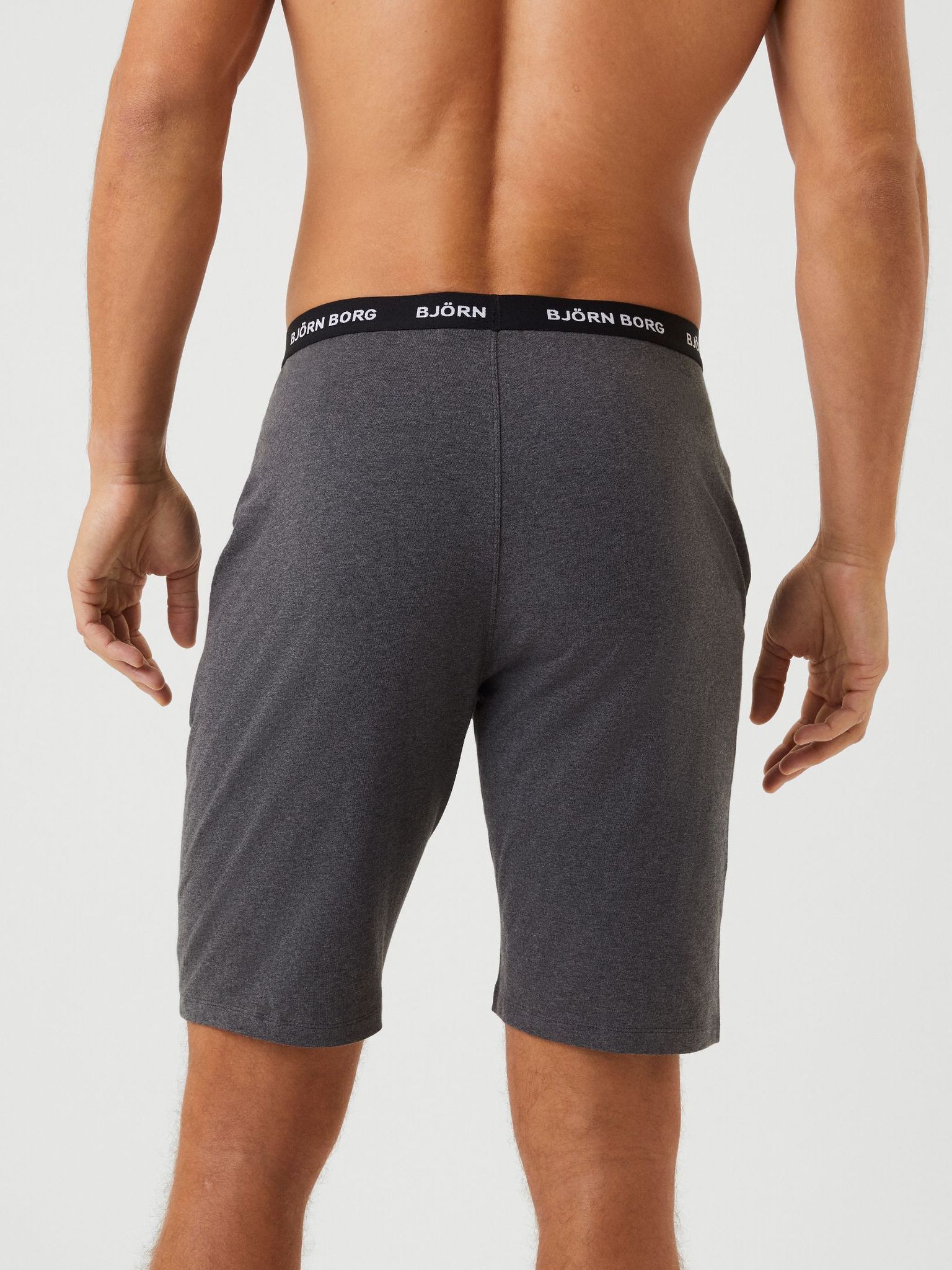 Bjorn Borg Core Loungewear Shorts, heren loungebroek kort, grijs