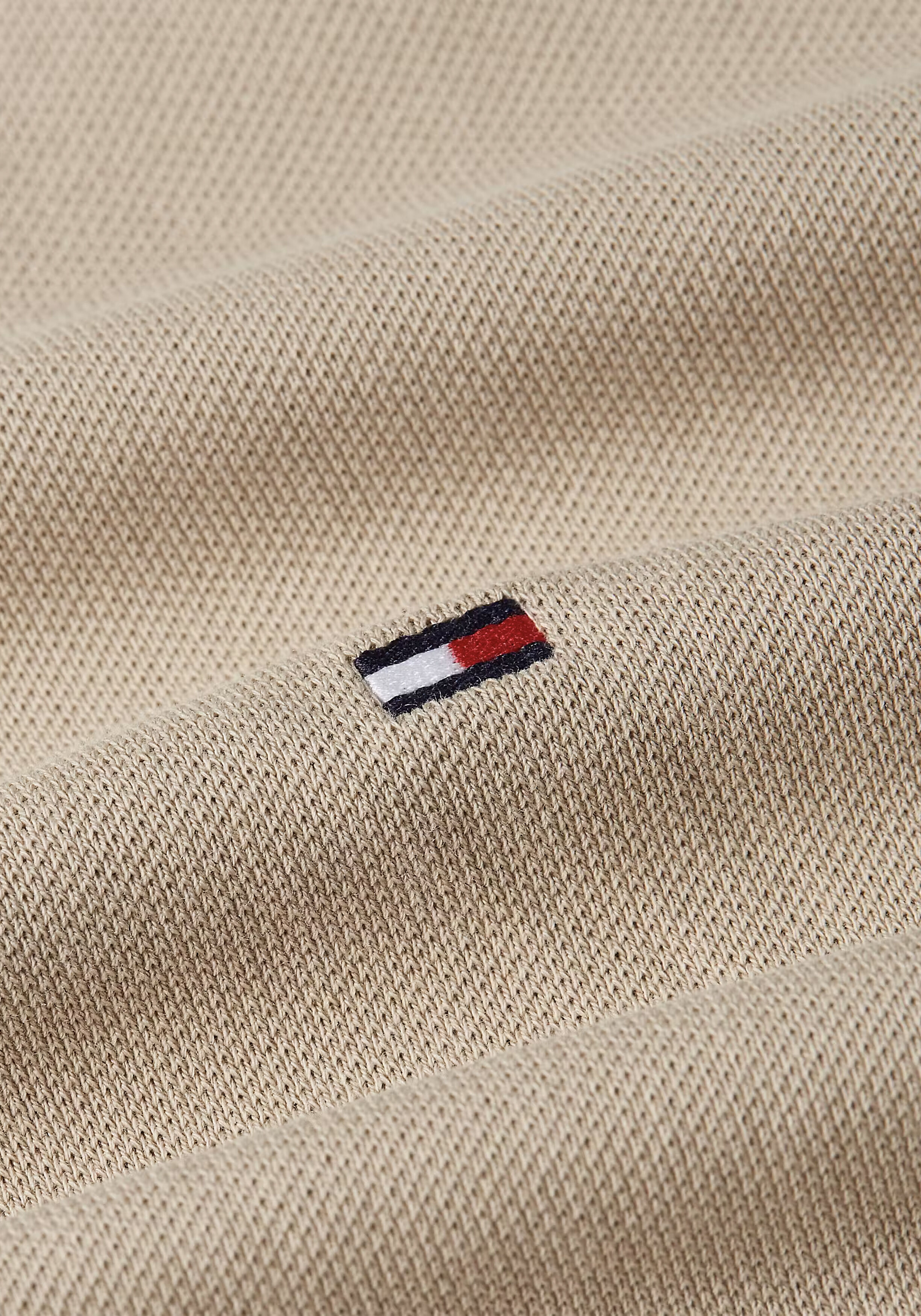 Tommy Hilfiger Regular Polo, heren poloshirt, beige