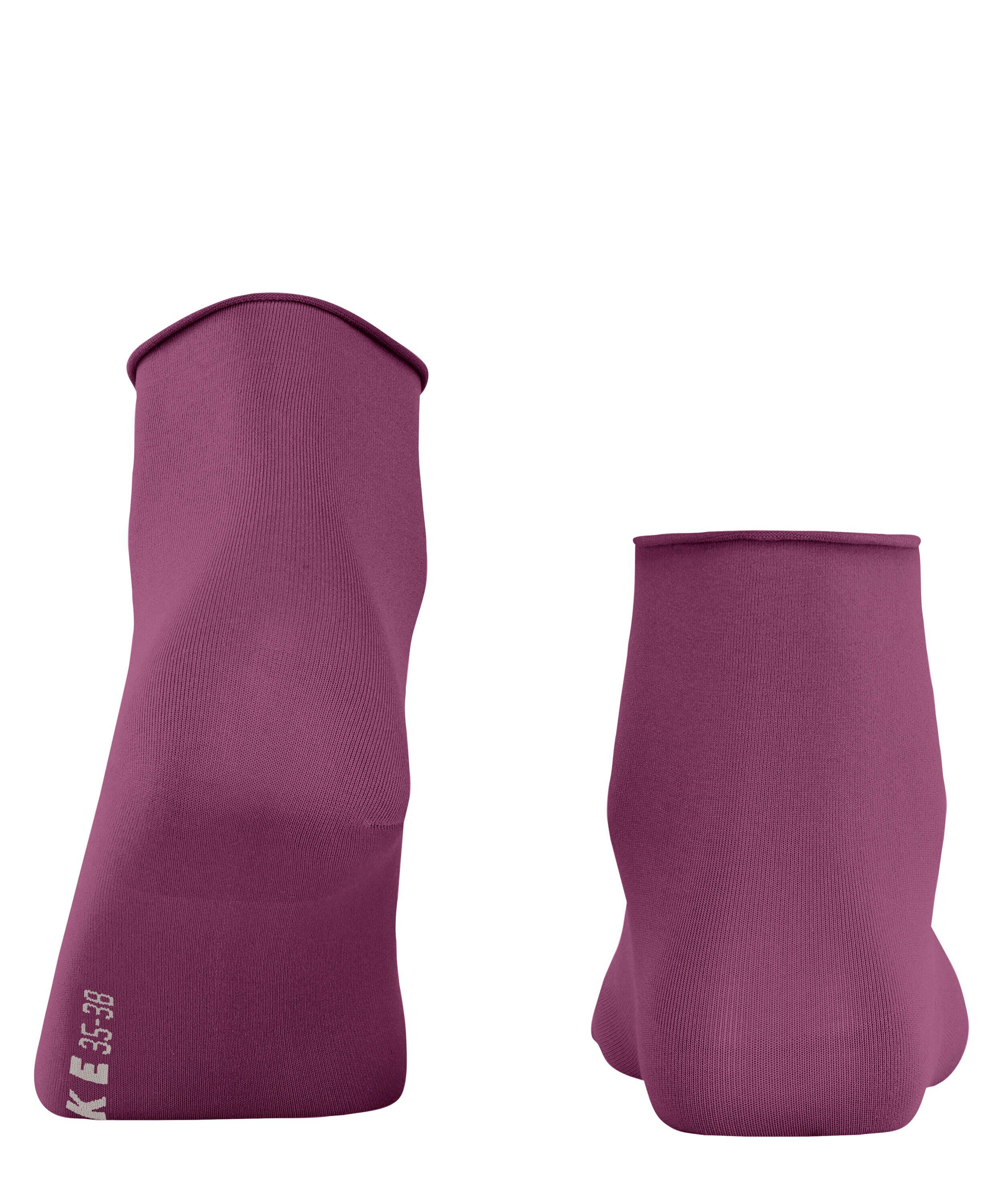 FALKE Cotton Touch damessokken kort, paars (hibiscus)
