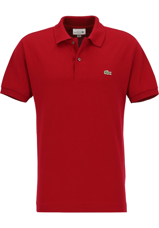 Lacoste Classic Fit polo, bordeaux rood Lacoste Classic Fit polo, bordeaux rood