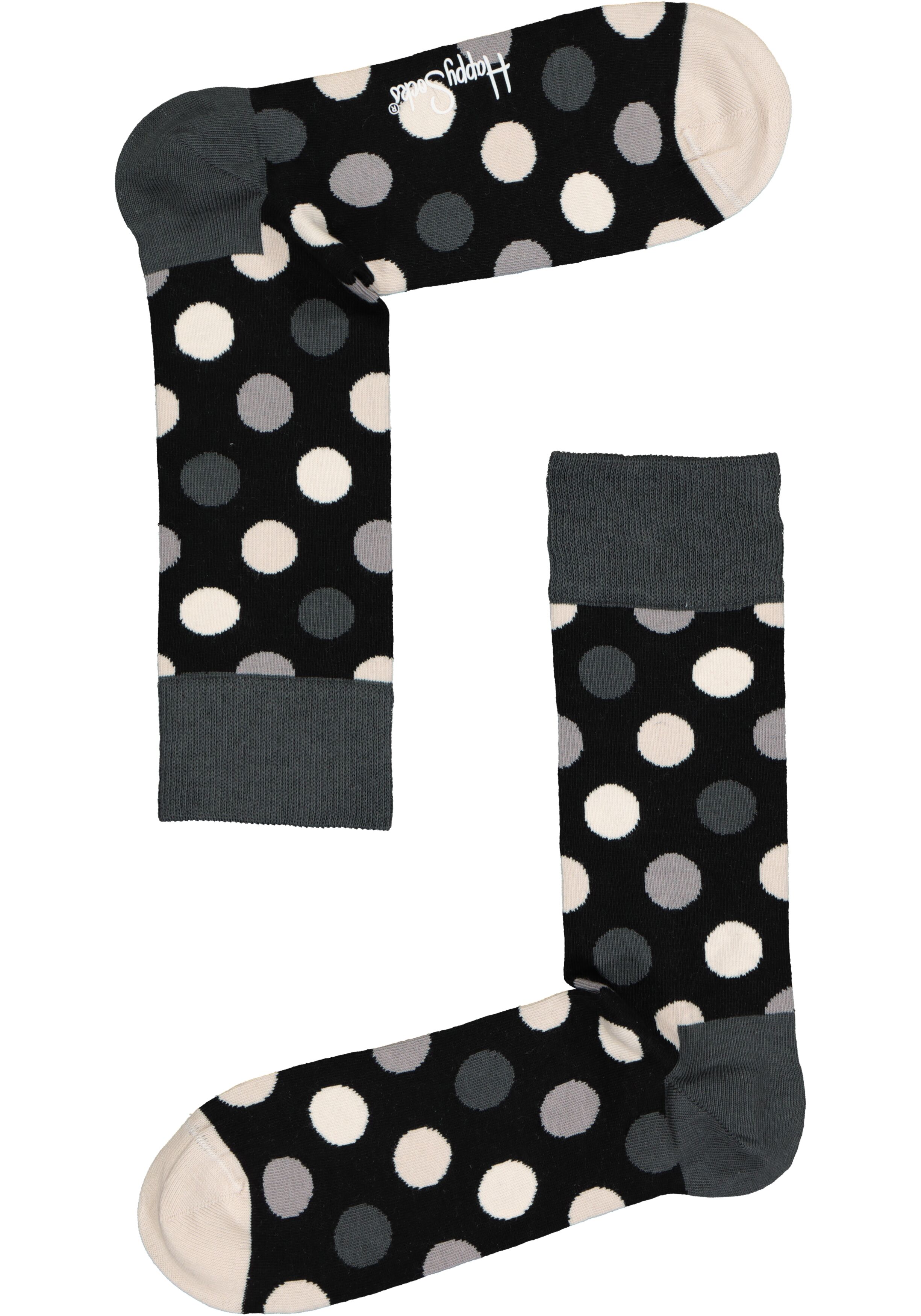 Happy Socks Classic Black & White Socks Gift Set (4-pack)