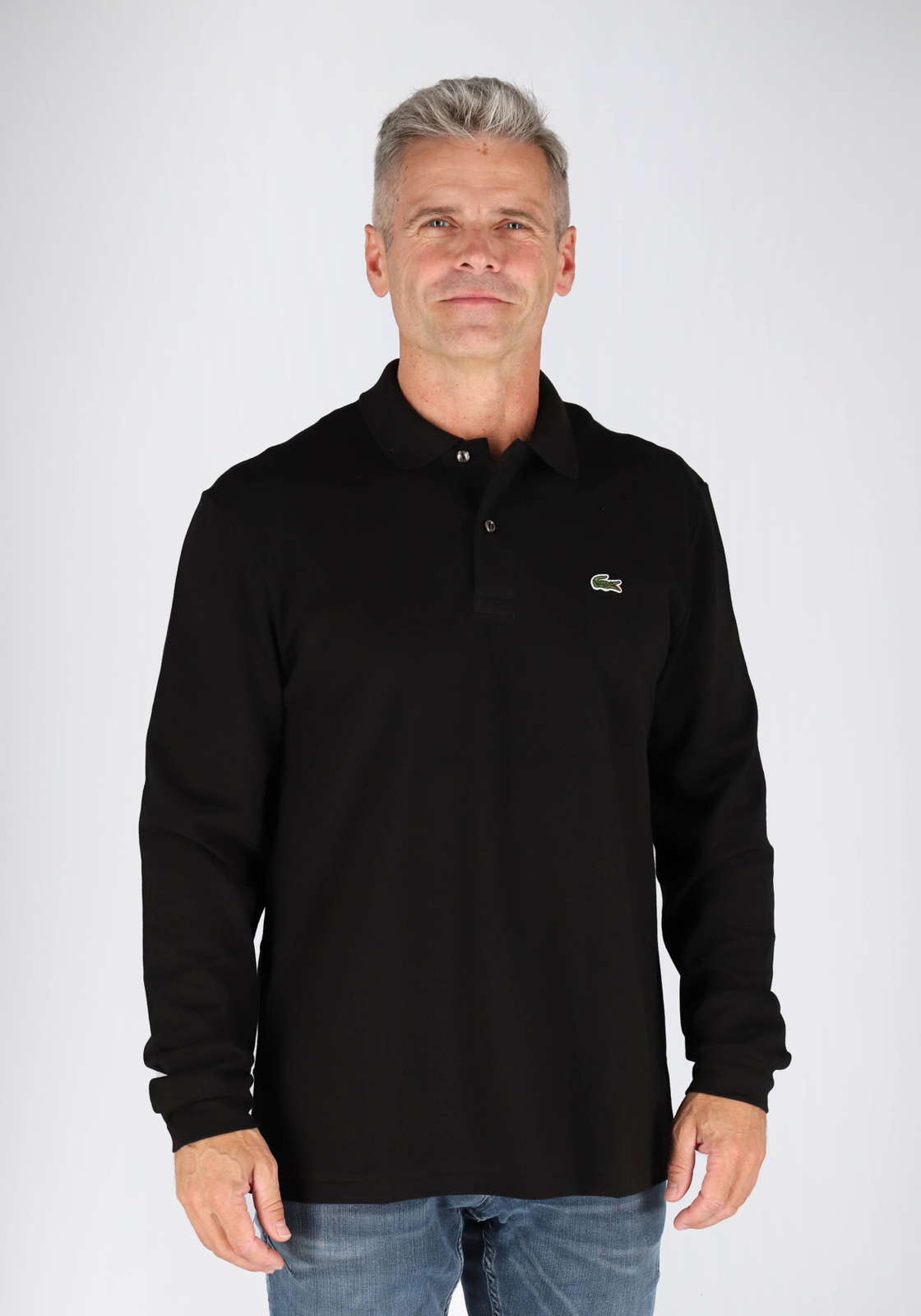 3-3570670000596-hemdvoorhem-Shoot_Bertil_927156-tm_sep_2028-lacoste-L1312-031_HR Lacoste Classic Fit polo lange mouw, zwart