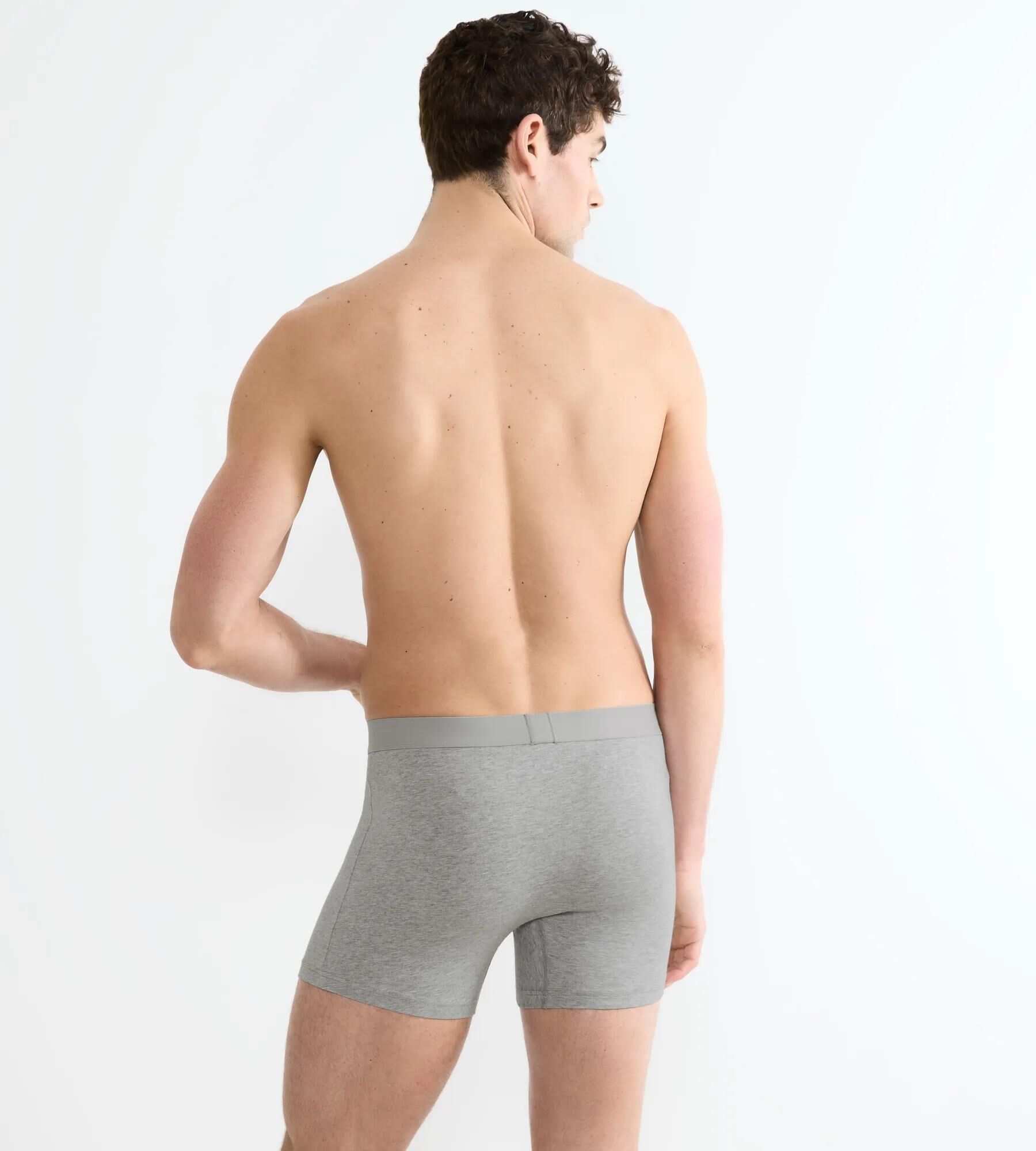 Sloggi Men EVER Ease Short, heren boxershort korte pijp (2-pack), donkergrijs melange