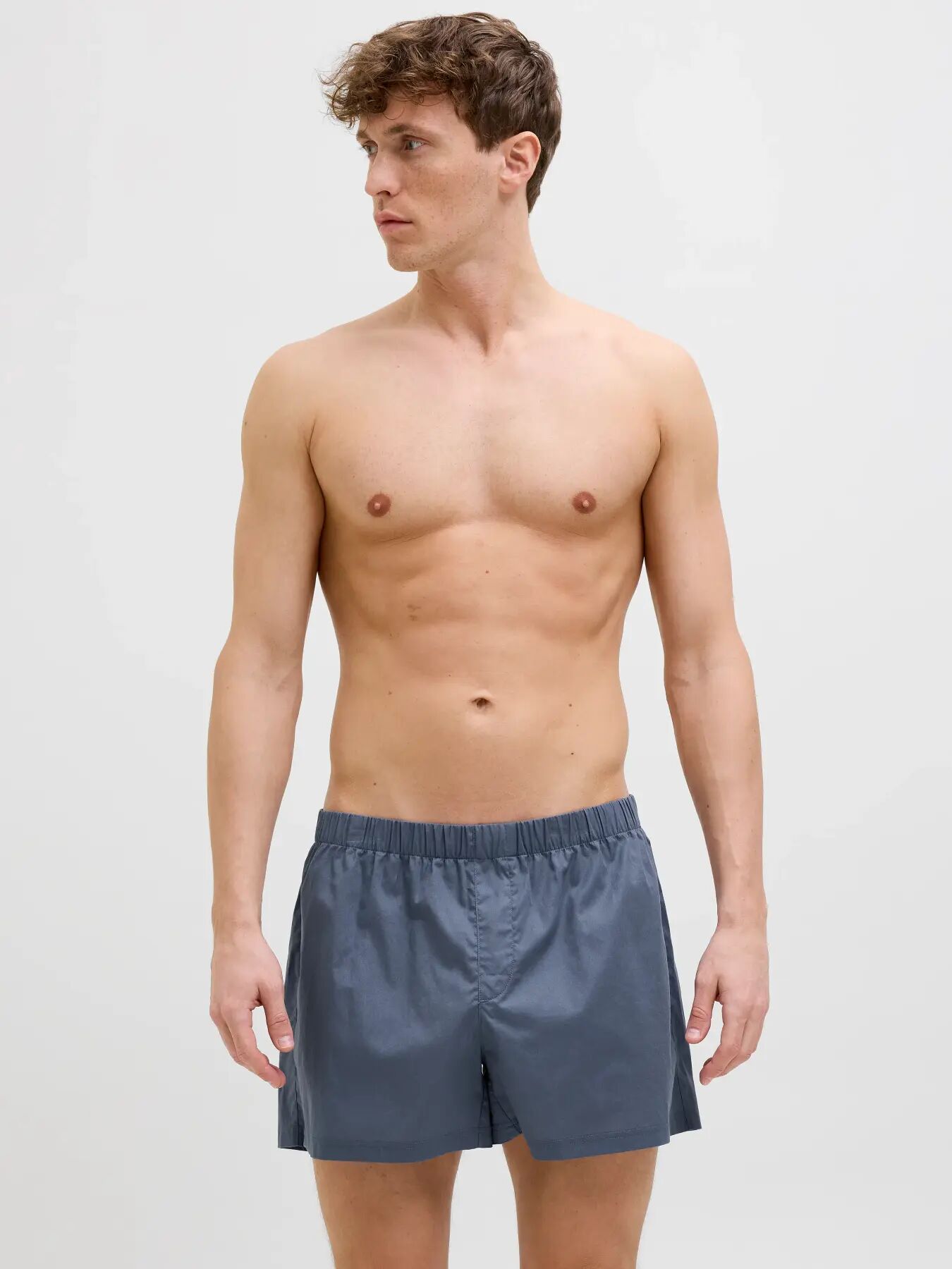 JACK & JONES Jacmilano woven boxers (3-pack), heren wijde boxers, vintage indigo naval academy, black
