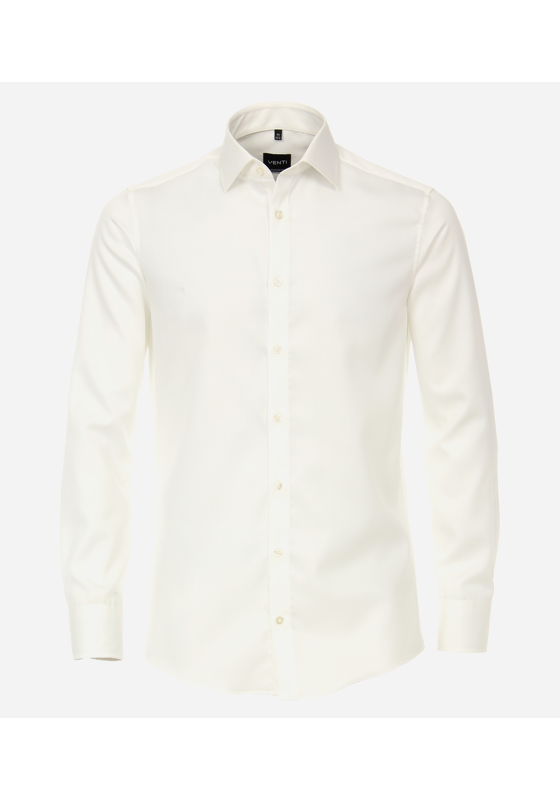 VENTI modern fit overhemd, twill, beige VENTI modern fit overhemd, twill, beige