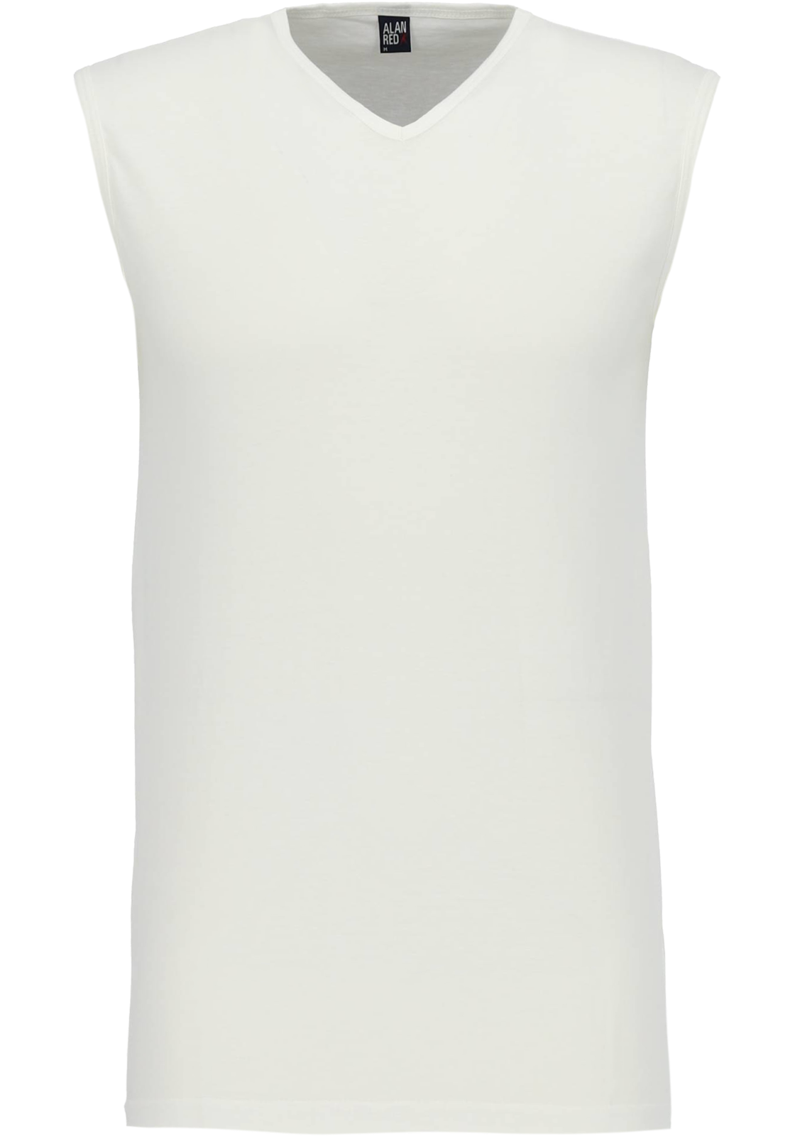 ALAN RED singlets Minto (2-pack), V-hals, wit  ALAN RED singlets Minto (2-pack), V-hals, wit