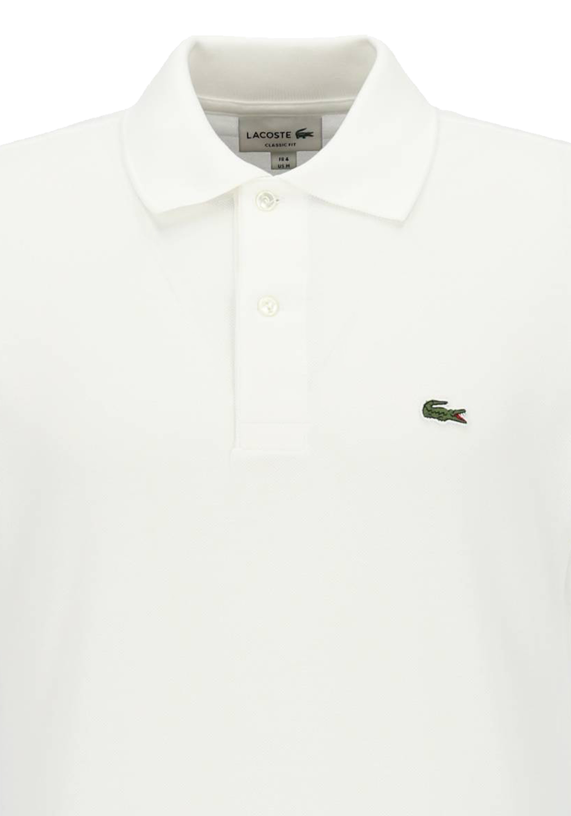 Lacoste Classic Fit polo, wit Lacoste Classic Fit polo, wit