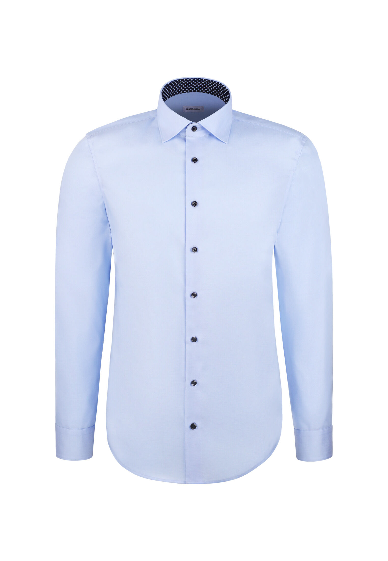 Seidensticker x-slim fit overhemd, popeline, blauw