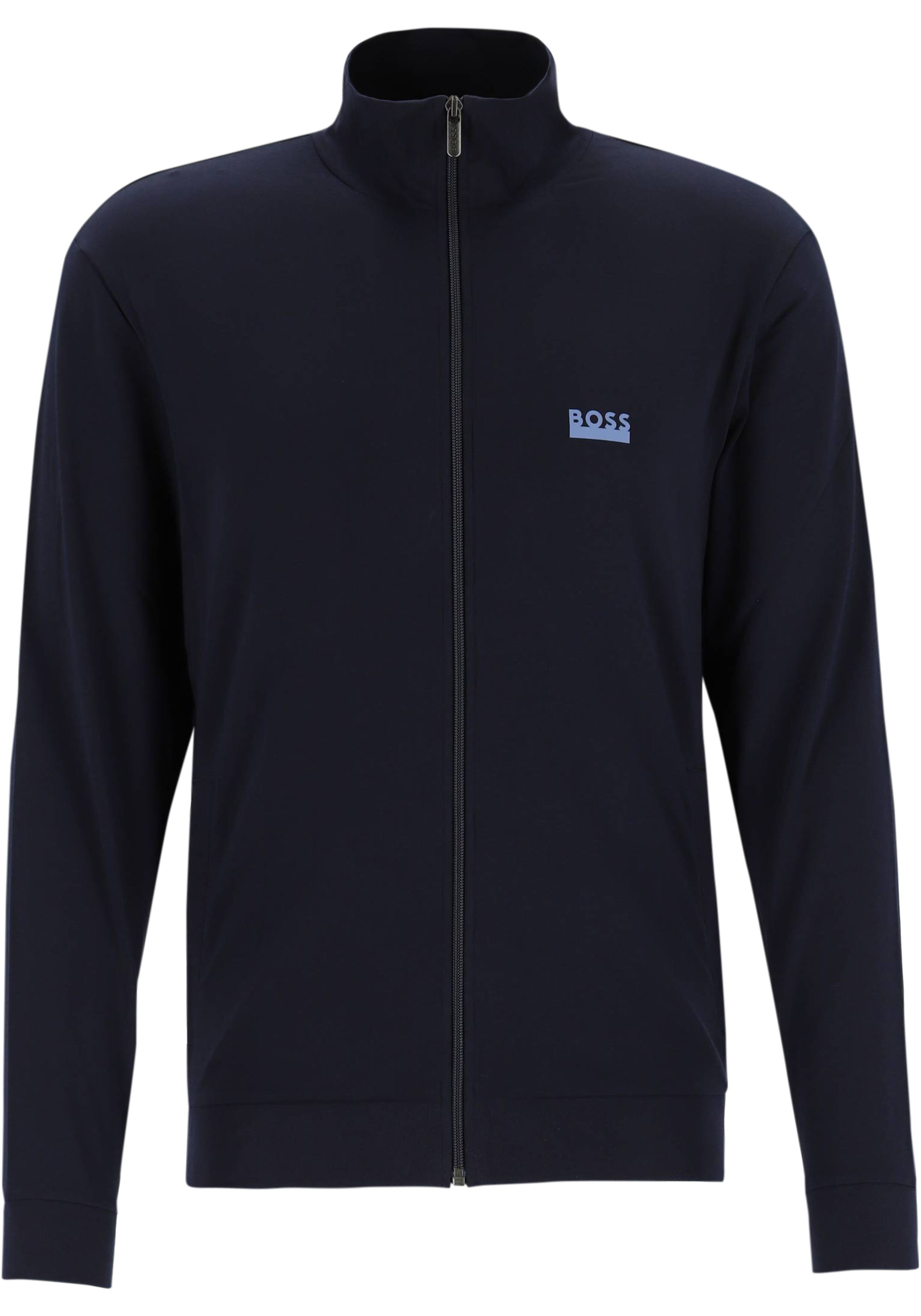 BOSS Long Set, heren lounge set, donkerblauw