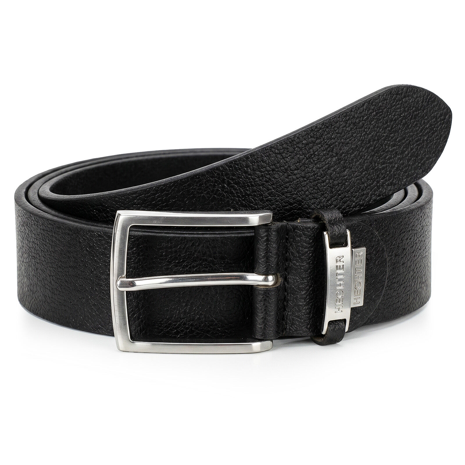 HECHTER leren heren riem, zwart