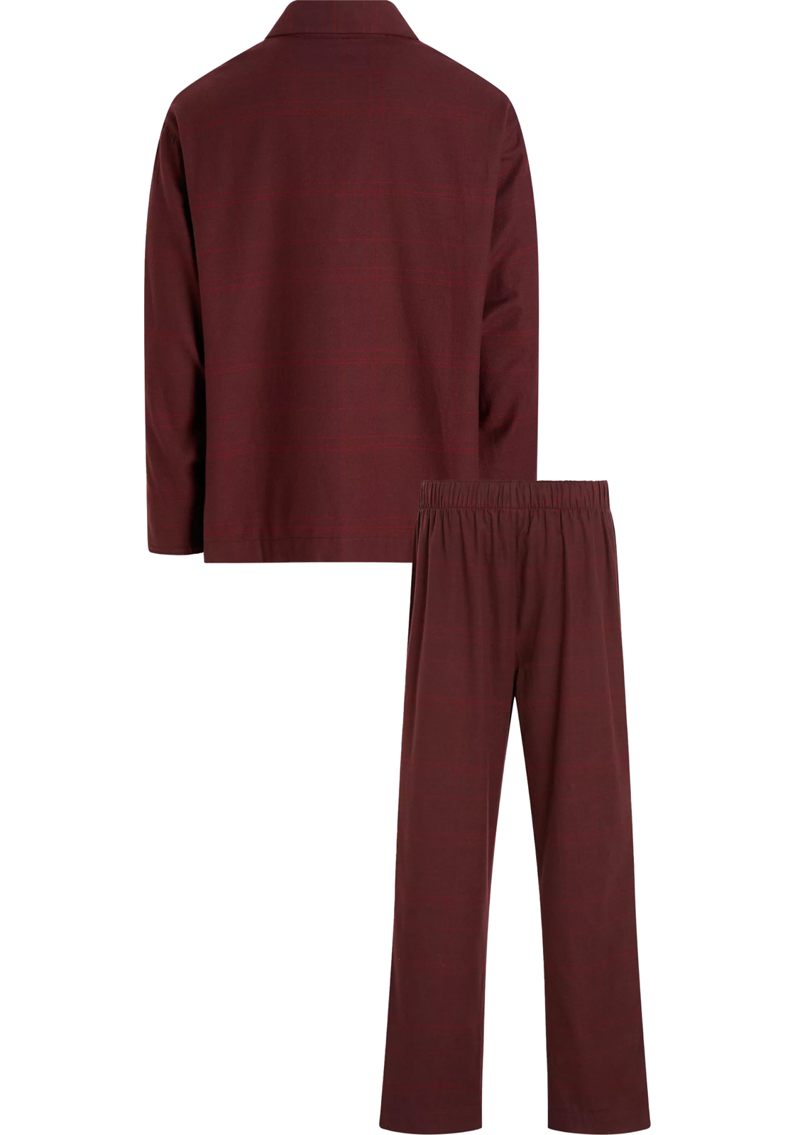 2-8720639824892-000NM2764EQBG-calvin_klein-ondergoed_HR Calvin Klein heren pyjama met knoopjes, donkerrood