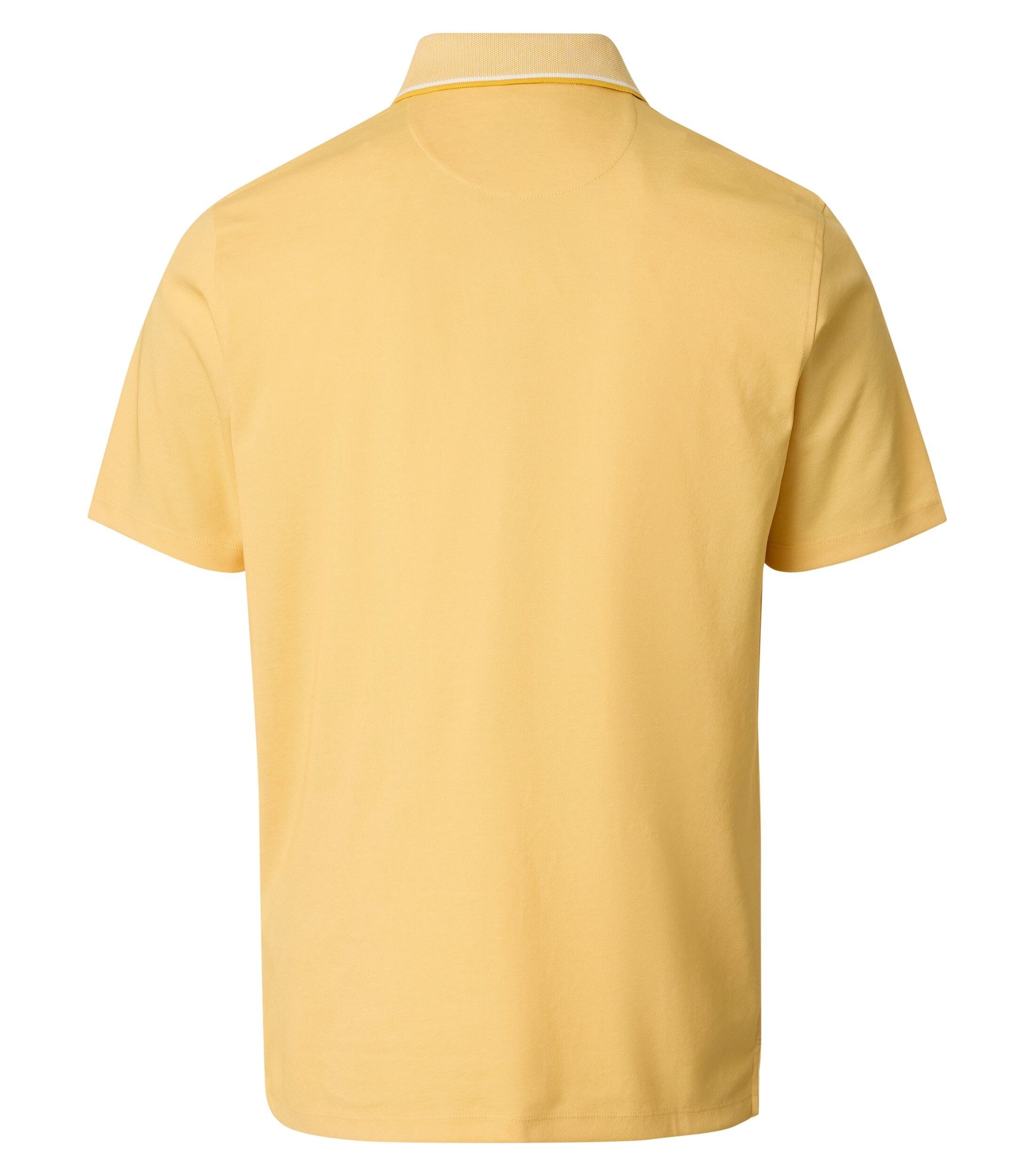 CASA MODA comfort fit heren polo, geel
