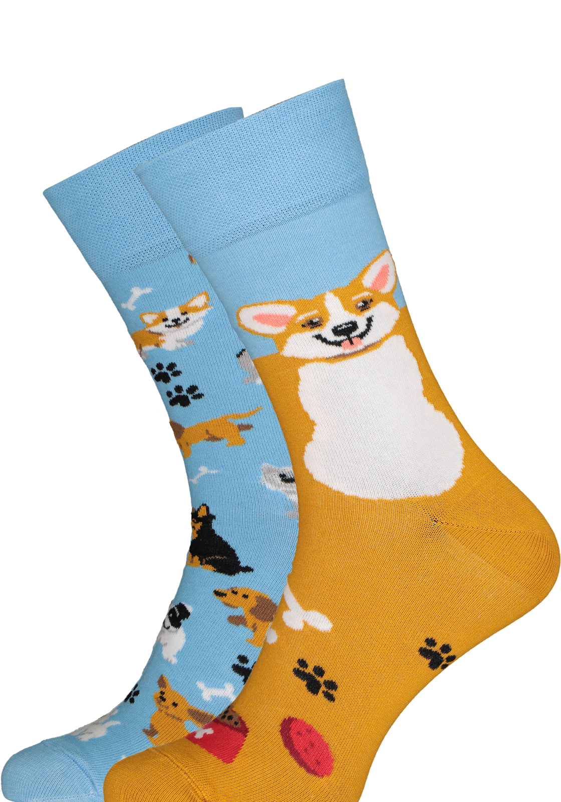 1-5902431265322-many_morning_sokken_HR Many Mornings unisex sokken Playful Dog