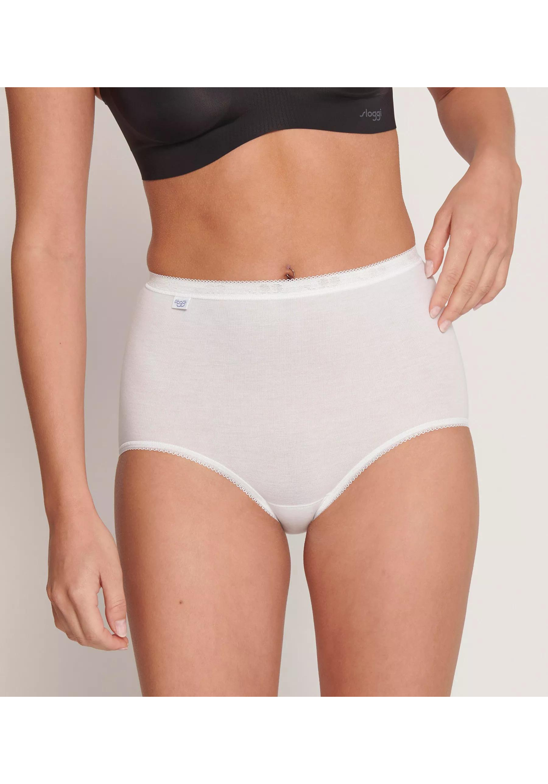 image_6_10103326_V013_4jpgdate-modefied2023-03-17T133 Sloggi Women Basic+ Maxi (4-pack), dames slip, donkerblauw en wit