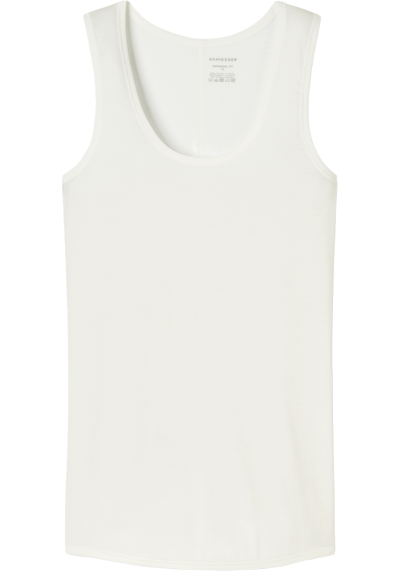 SCHIESSER Personal Fit singlet (1-pack), dames tank top natuurlijk wit SCHIESSER Personal Fit singlet (1-pack), dames tank top natuurlijk wit