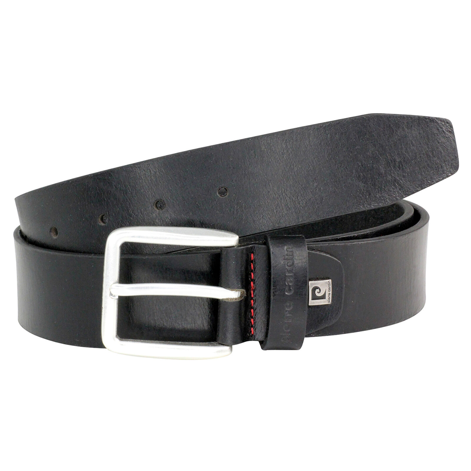 PIERRE CARDIN leren heren riem, zwart