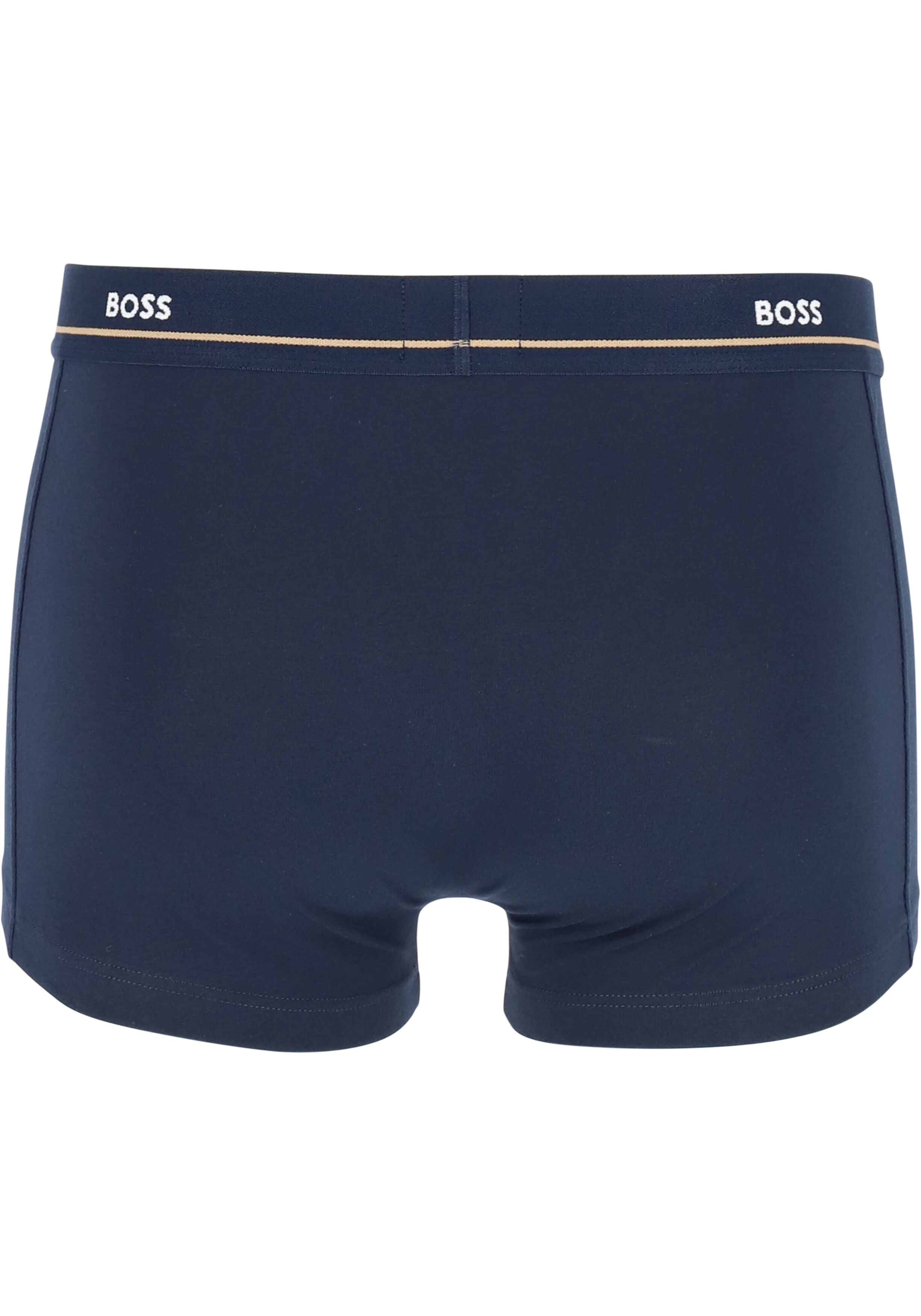 HUGO BOSS Essential trunks (5-pack), heren boxers kort, zwart, navy, wit