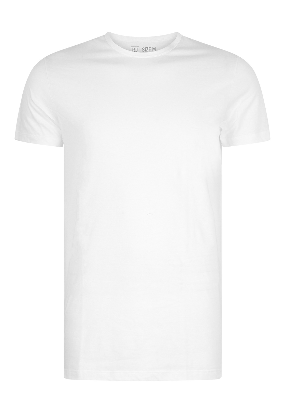 RJ_bodywear-ondergoed-37-043-Rotterdam-white-single RJ Bodywear Everyday Rotterdam T-shirts (2-pack), heren T-shirts O-hals smal, wit