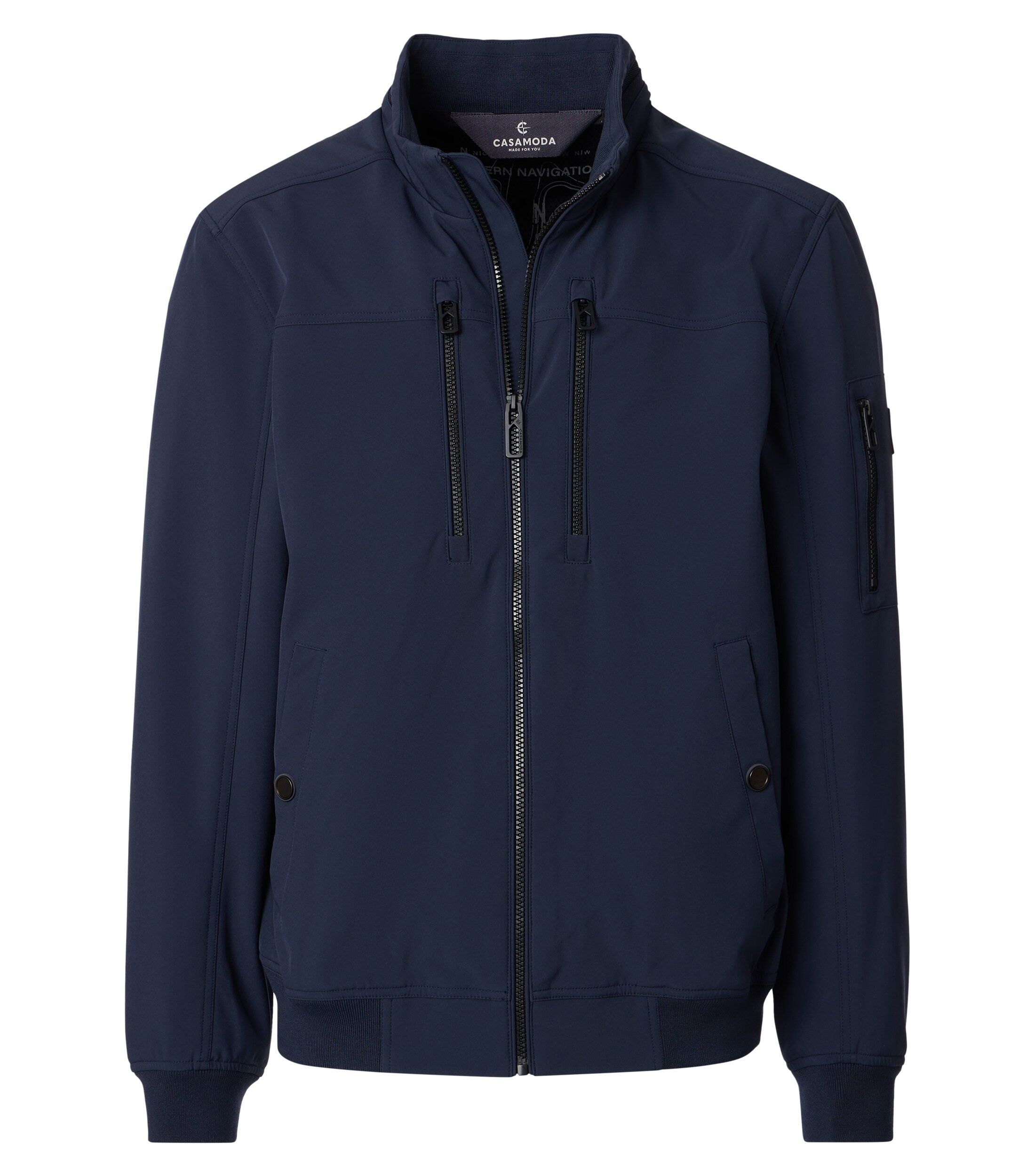 CASA MODA comfort fit tussenjas, donkerblauw, blauw