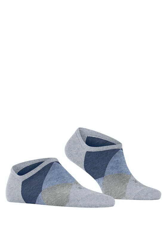 Burlington Clyde heren sneakersokken, blauw (arctic mel.) Burlington Clyde heren sneakersokken, blauw (arctic mel.)