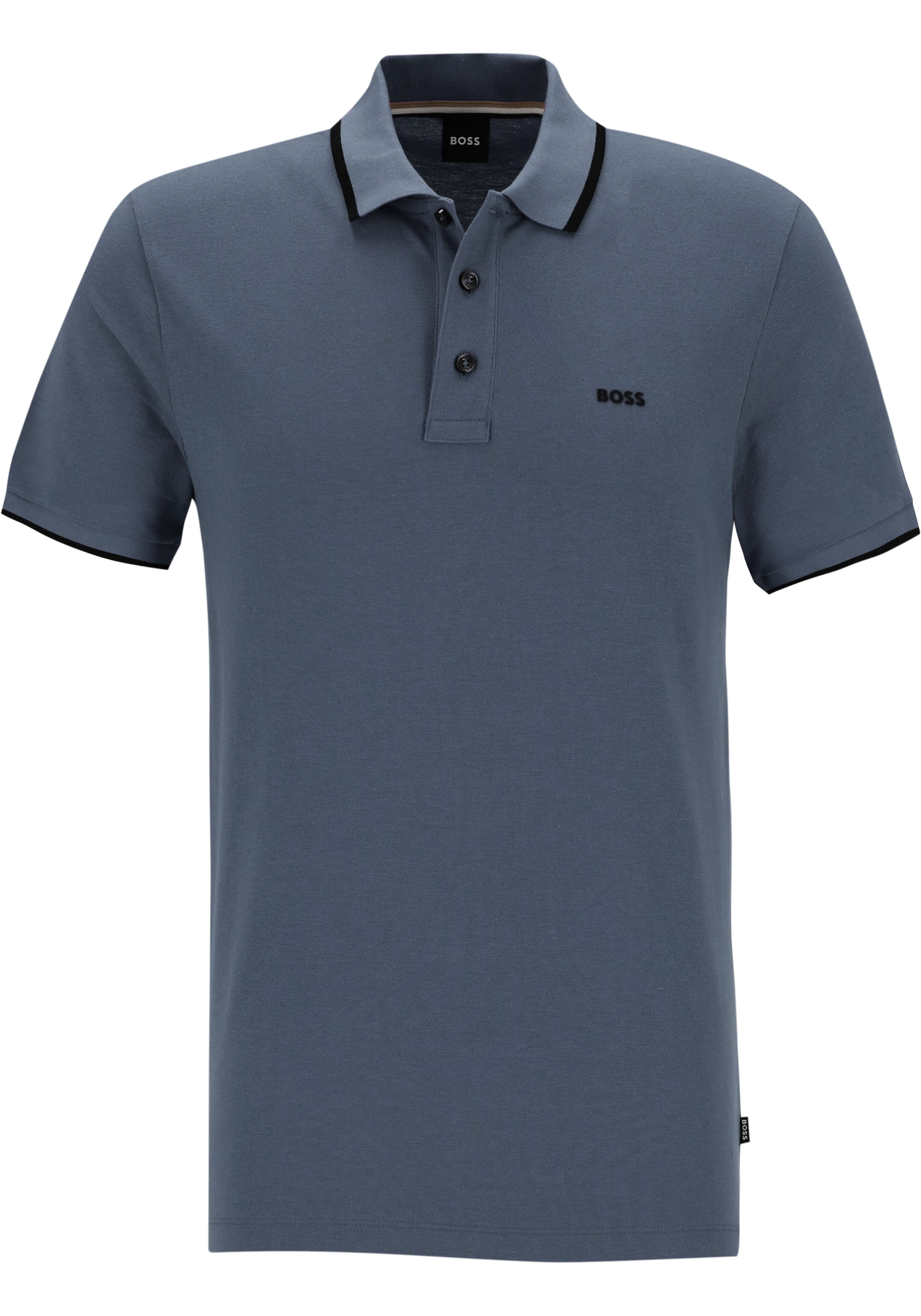 BOSS Parlay regular fit polo, pique, blauw