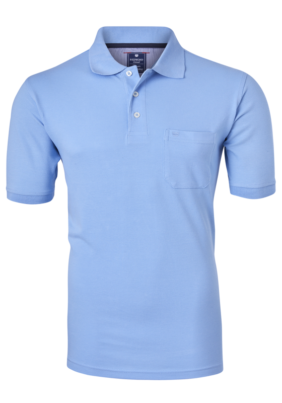 Redmond regular fit poloshirt, lichtblauw Redmond regular fit poloshirt, lichtblauw