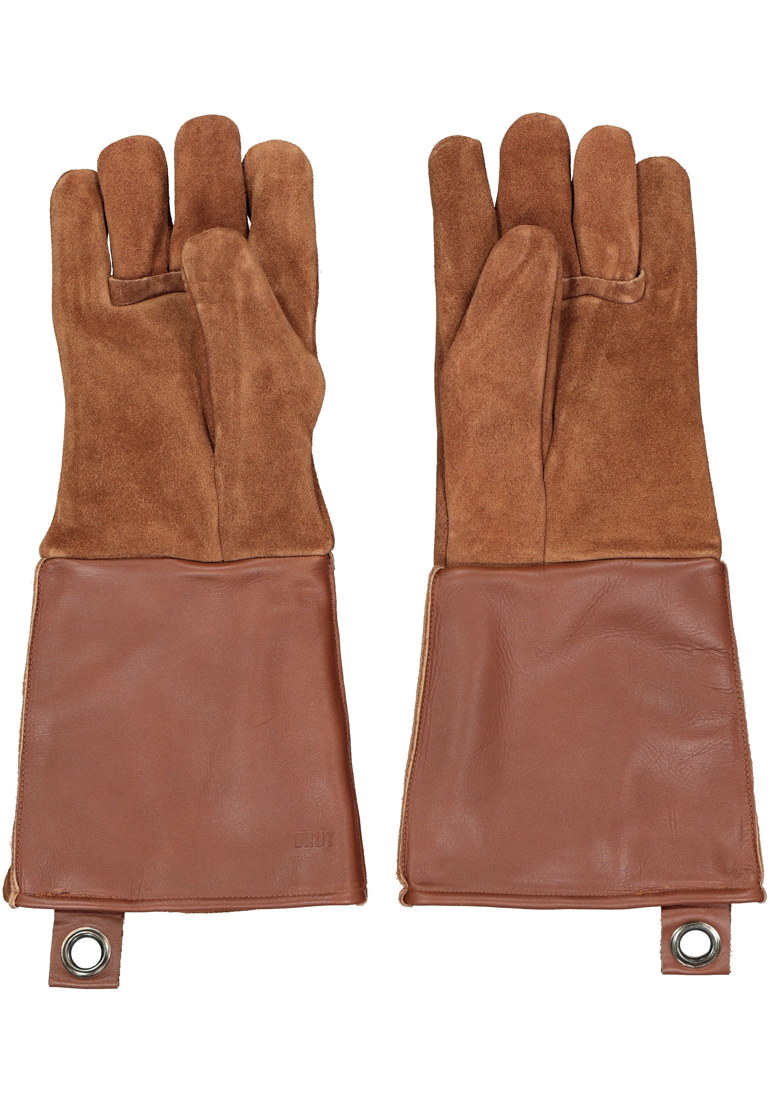 Brut Homeware ovenwanten leer, set van 2