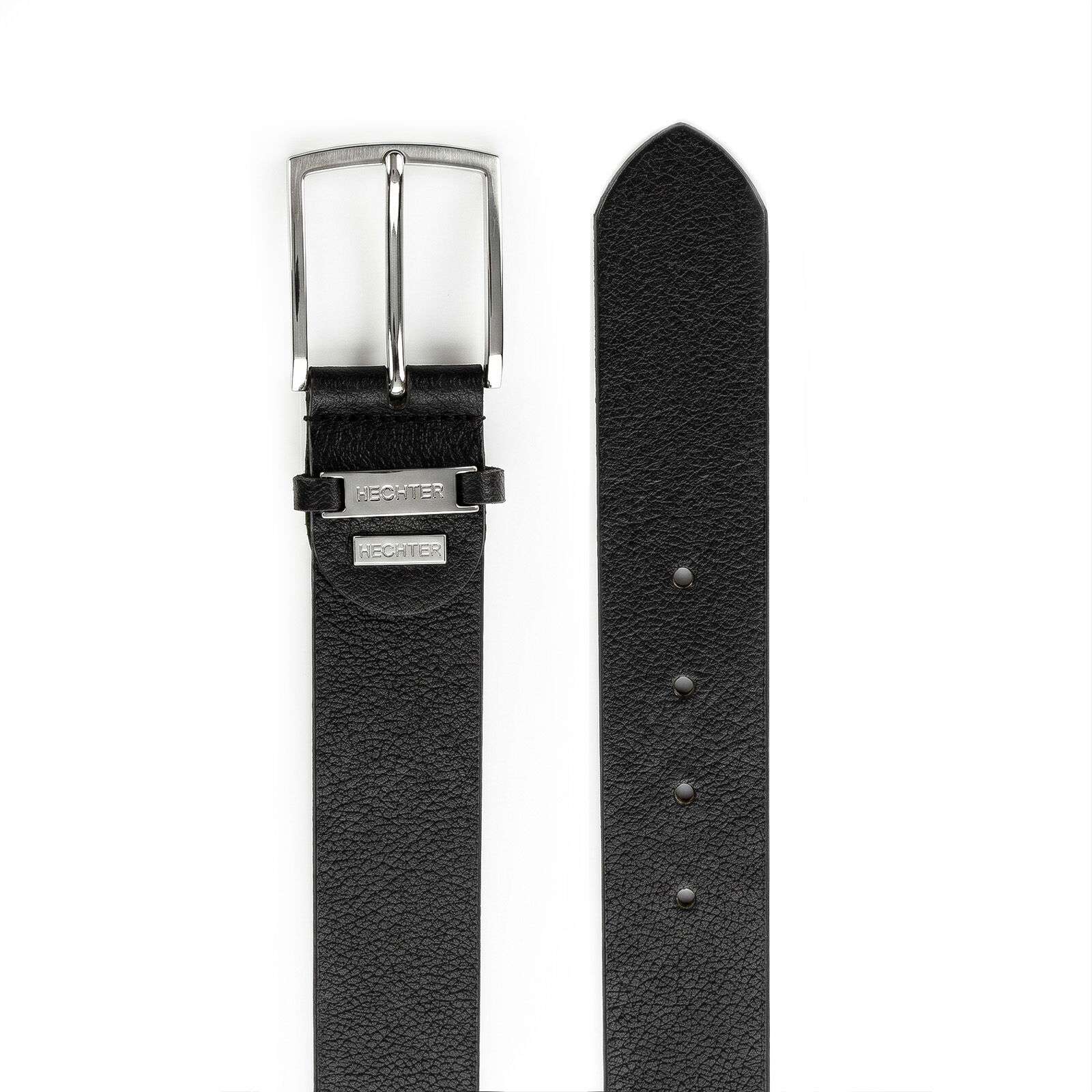 HECHTER leren heren riem, zwart