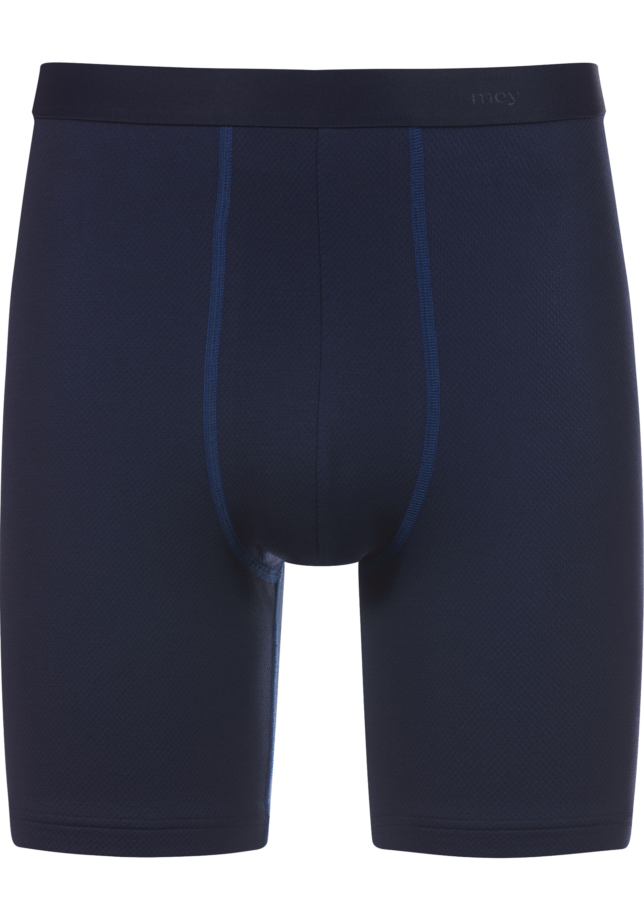 Mey heren long-shorts High Performance, long-wijde boxer, donkerblauw