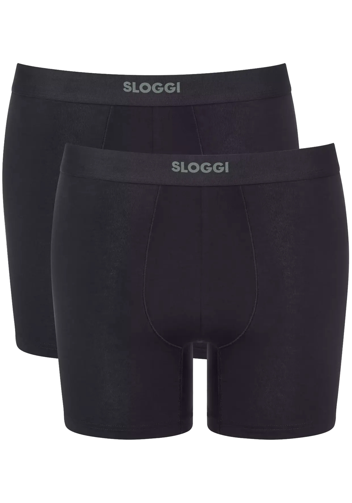 Sloggi Men EVER Ease Short, heren boxershort korte pijp (2-pack), zwart Sloggi Men EVER Ease Short, heren boxershort korte pijp (2-pack), zwart