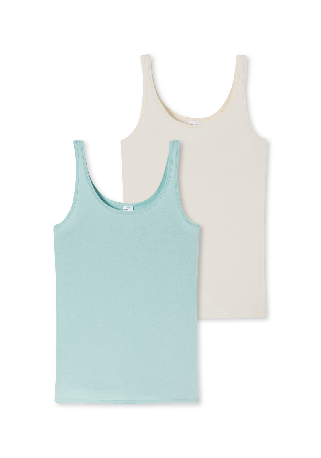image_2_179224-910_2_1280x1280 SCHIESSER Modal Essentials singlet (2-pack), dames strappy topjes blauw