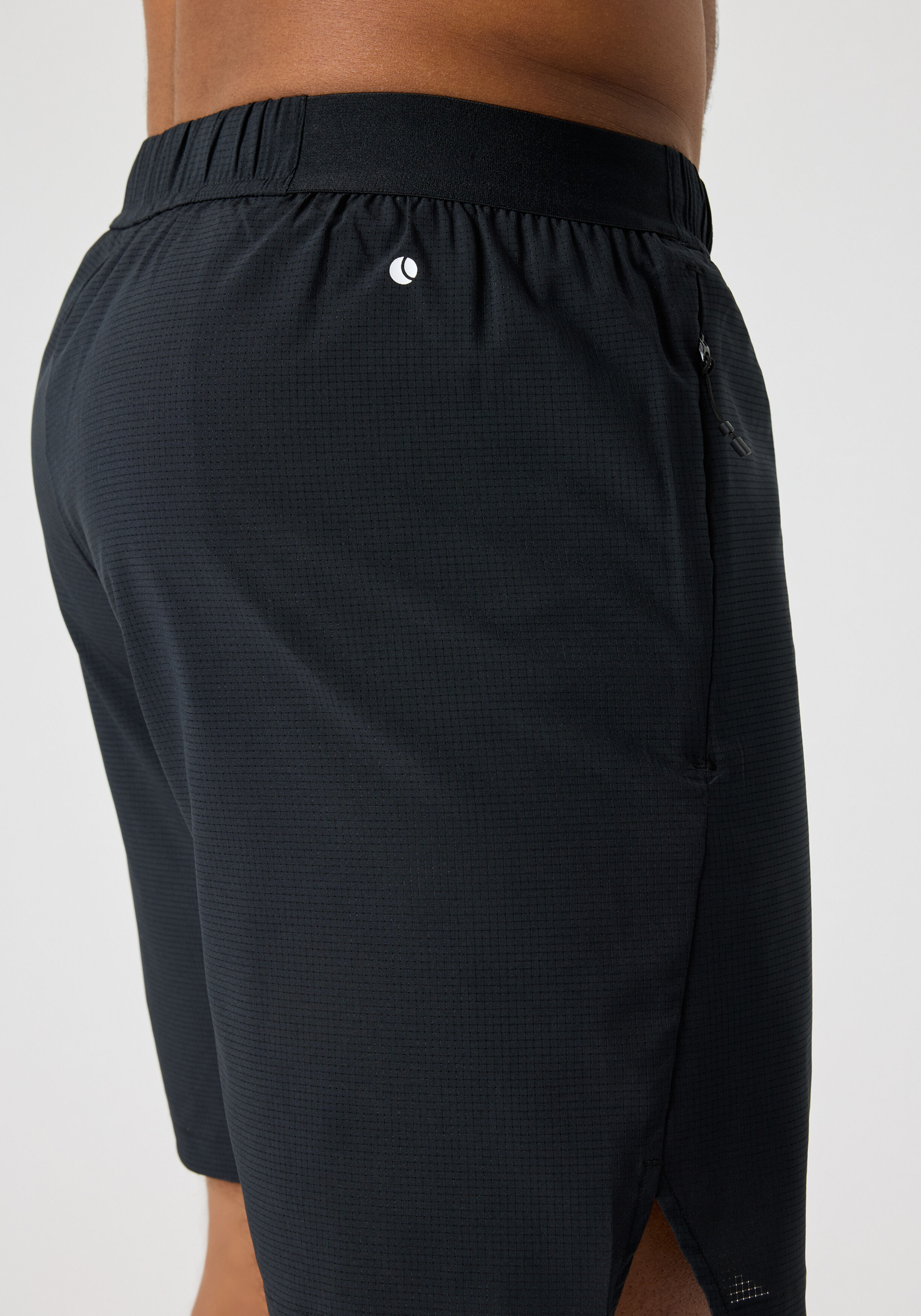 Bjorn Borg Zip 7Inch Shorts, heren sportbroek kort, zwart