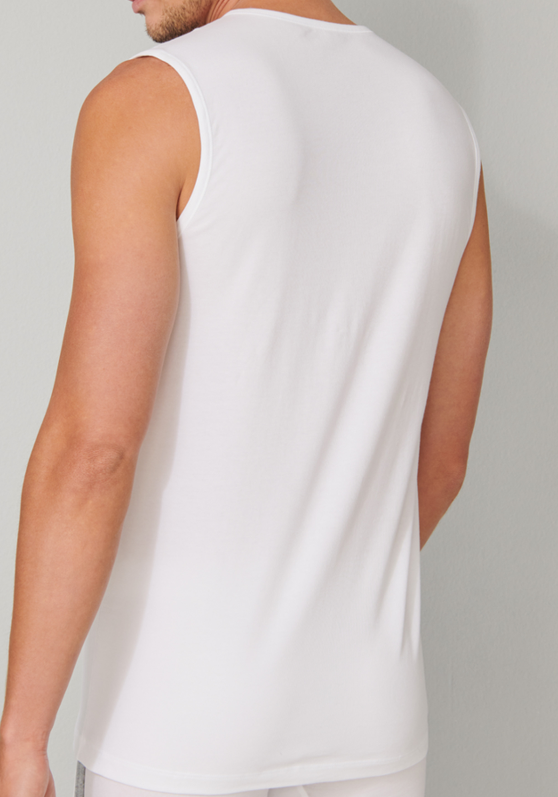 5-4007065790750-schiesser-singlet_HR SCHIESSER 95/5 tanktops (2-pack), O-hals, wit