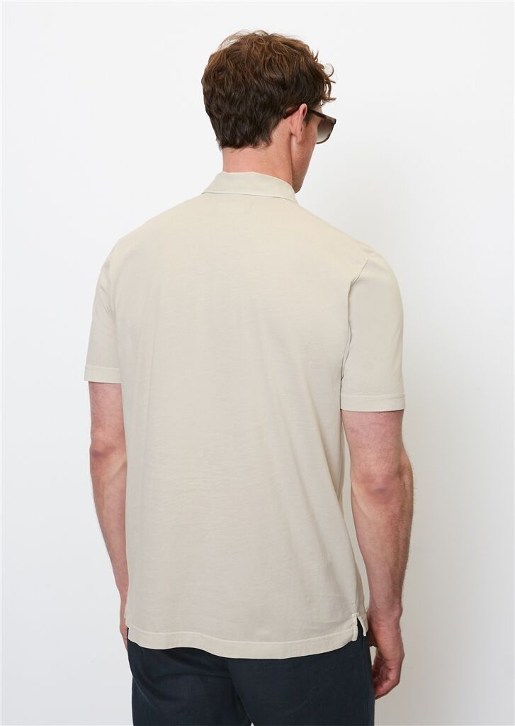 Marc O'Polo regular fit polo, heren poloshirt korte mouw, grijs