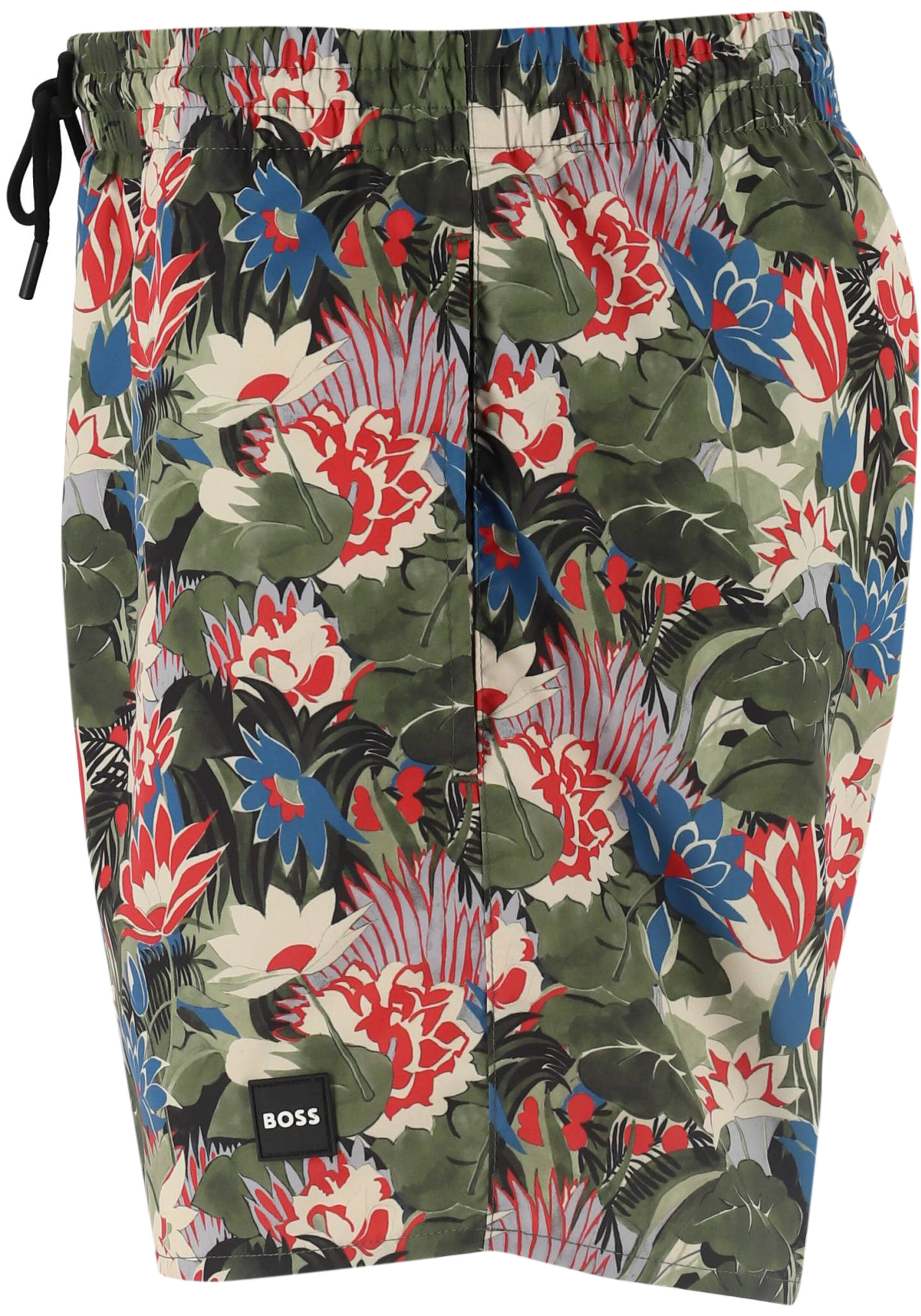 HUGO BOSS Piranha swim shorts, heren zwembroek, groen dessin