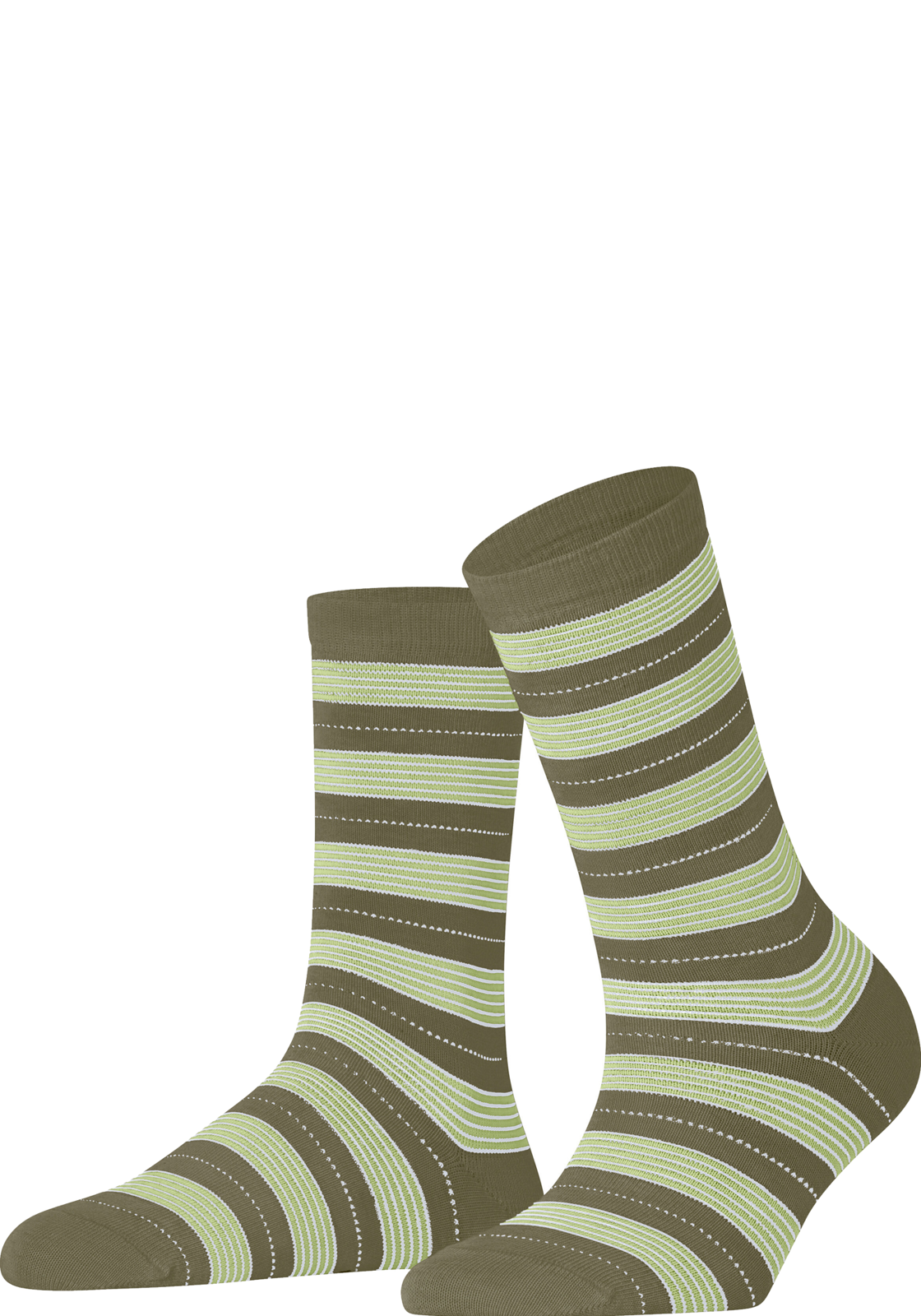 FALKE Stripe Uniform damessokken, olijfgroen (crocodile) FALKE Stripe Uniform damessokken, olijfgroen (crocodile)