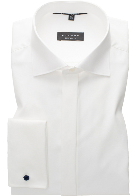 ETERNA comfort fit overhemd, twill, ecru ETERNA comfort fit overhemd, twill, ecru