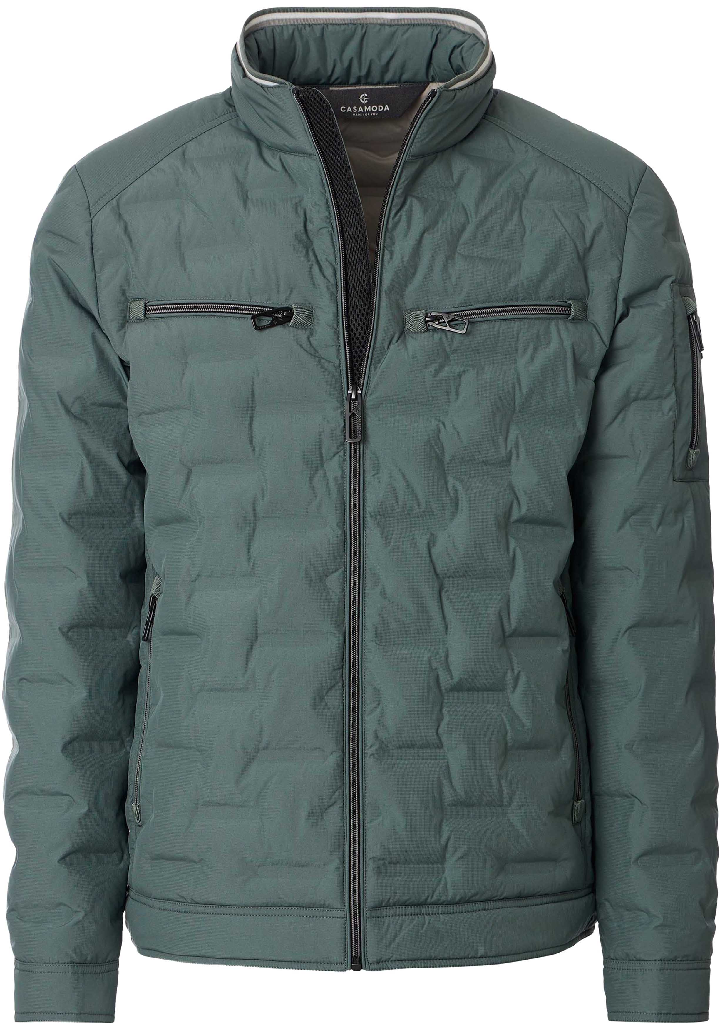 CASA MODA comfort fit tussenjas, groen