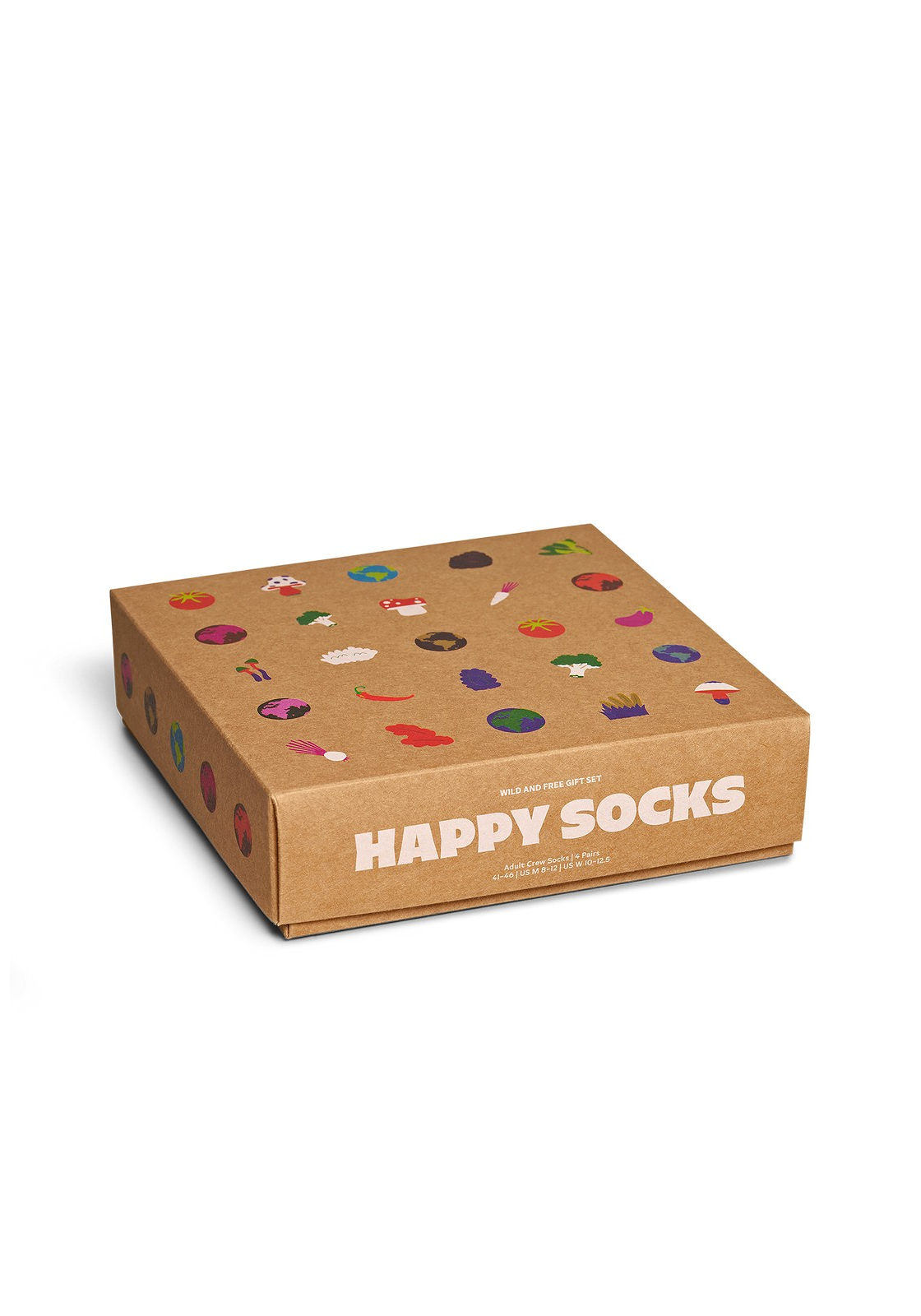 image_9_1126036_NONE_06 Happy Socks Wild And Free Socks Gift Set (4-pack), unisex sokken in cadeauverpakking