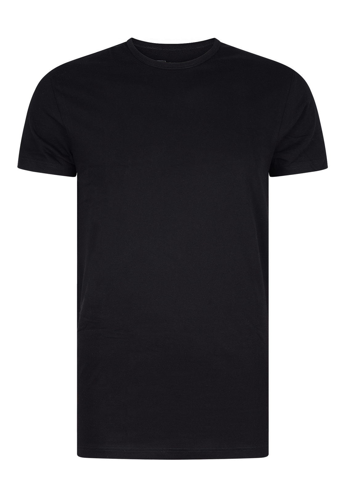 RJ_bodywear-ondergoed-37-043-Rotterdam-Black-single RJ Bodywear Everyday Rotterdam T-shirts (2-pack), heren T-shirts O-hals smal, zwart