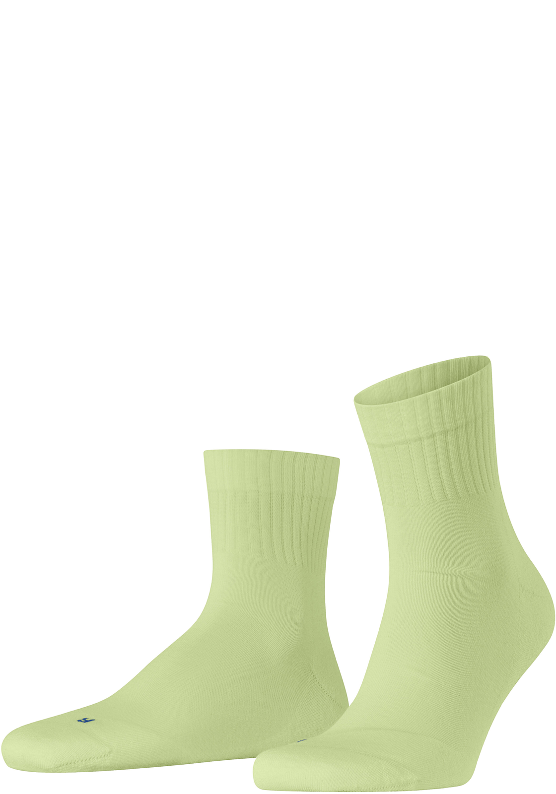 FALKE Run Rib unisex sokken kort, limegroen (lemon) FALKE Run Rib unisex sokken kort, limegroen (lemon)