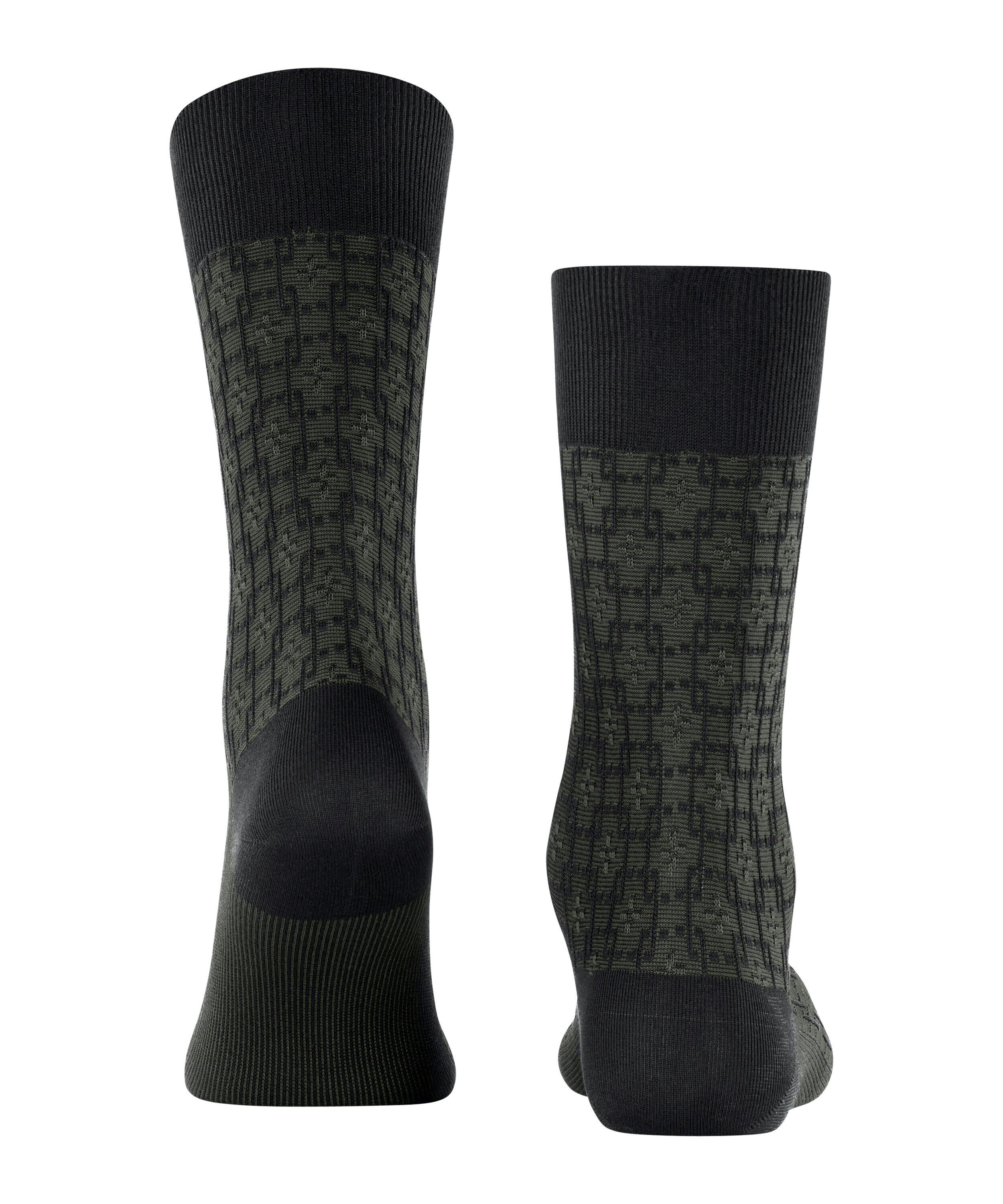 FALKE Artwork Tie herensokken, zwart (black)