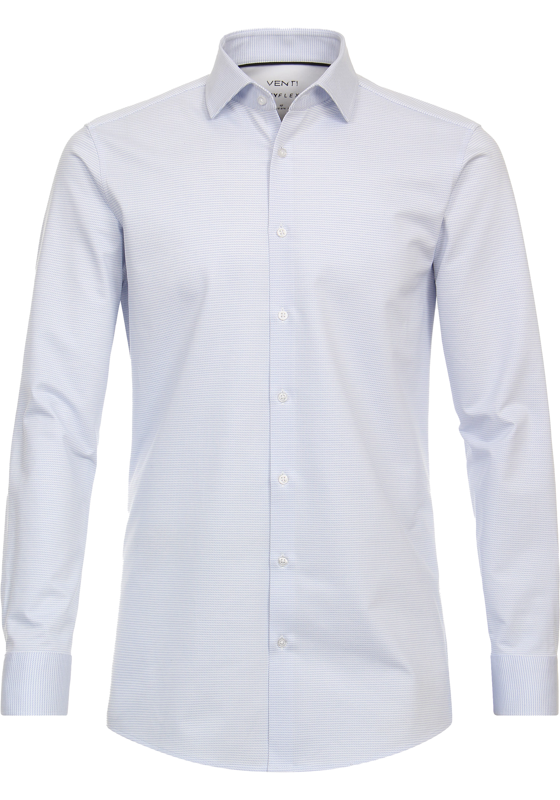 VENTI modern fit overhemd, jersey, blauw VENTI modern fit overhemd, jersey, blauw