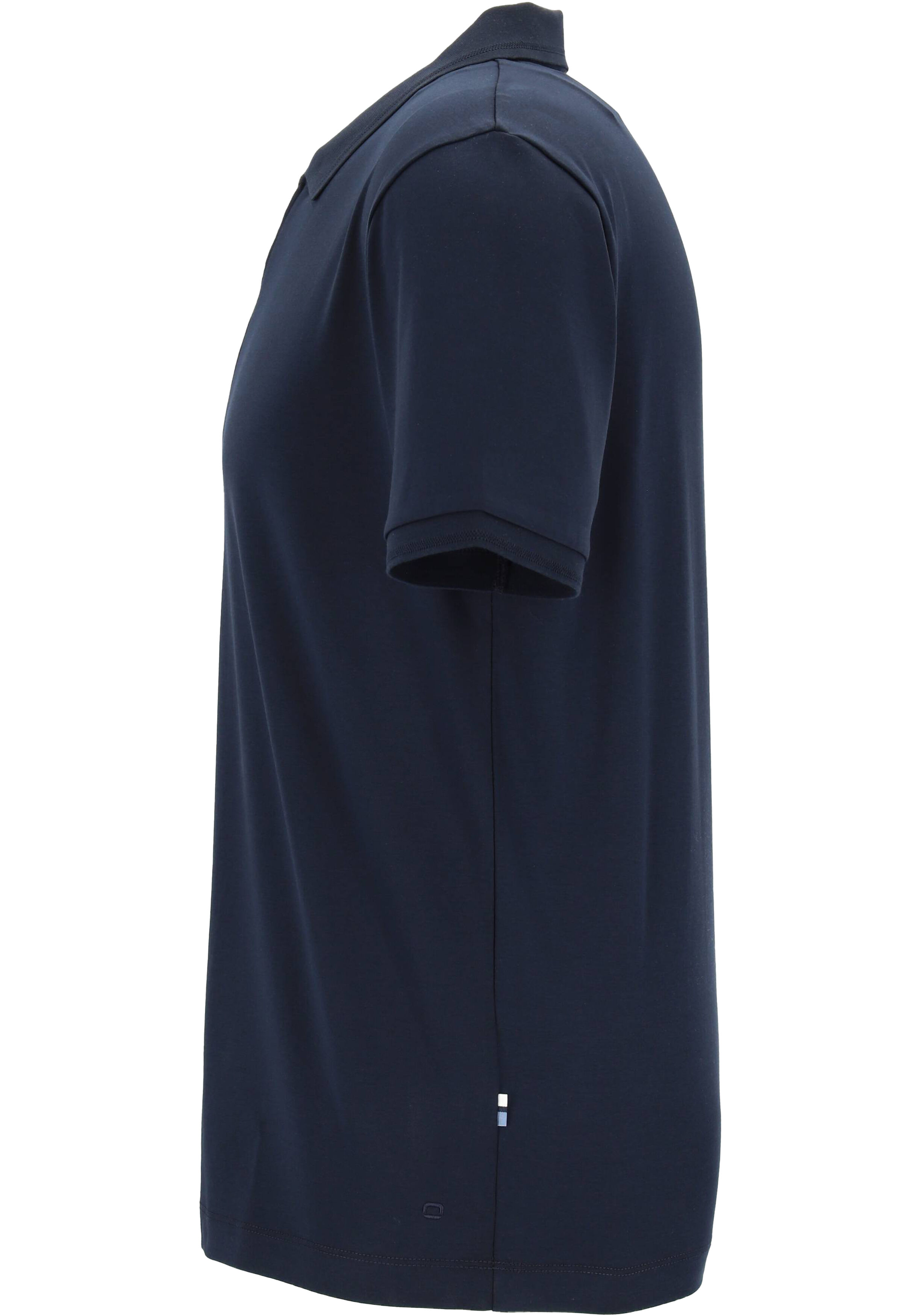 OLYMP Polo Casual, modern fit polo, marine blauw