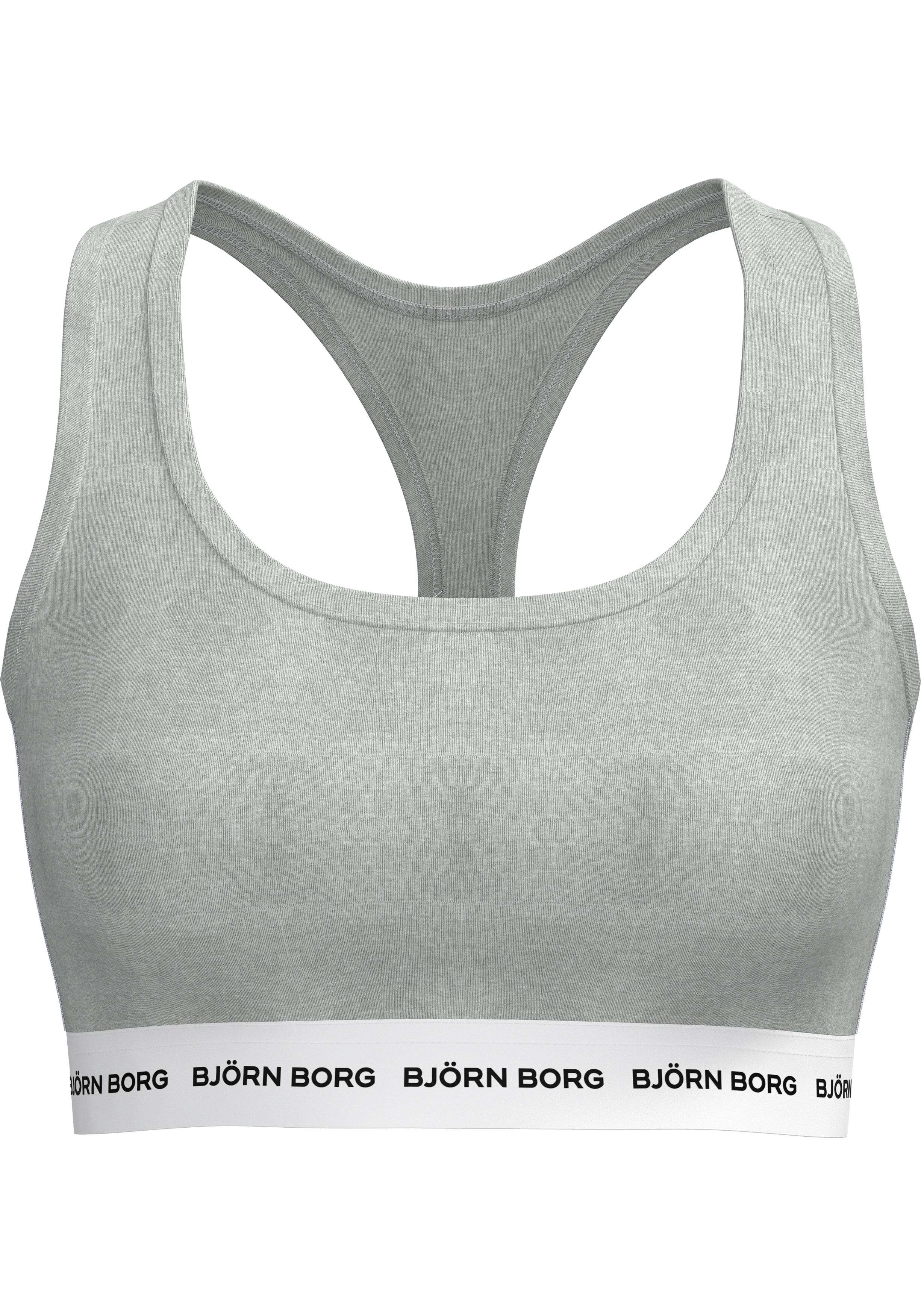 Bjorn Borg dames Original Triangle Bra, bralette (1-pack), grijs