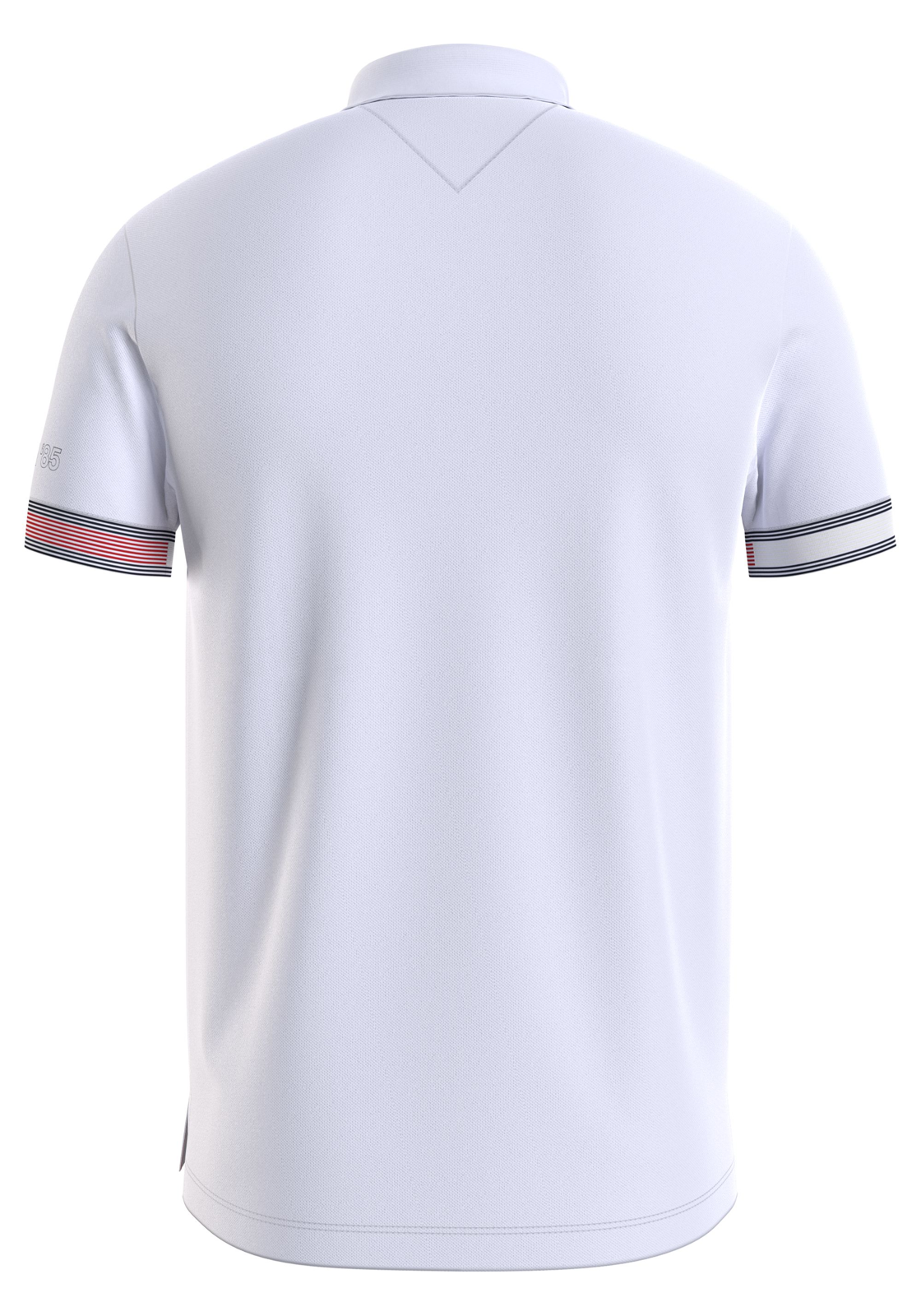 image_3_MW0MW34780YBR_B_C4101wid2000amphei2000ampop_usm1710 Tommy Hilfiger Flag Cuff Slim Polo, heren poloshirt, wit