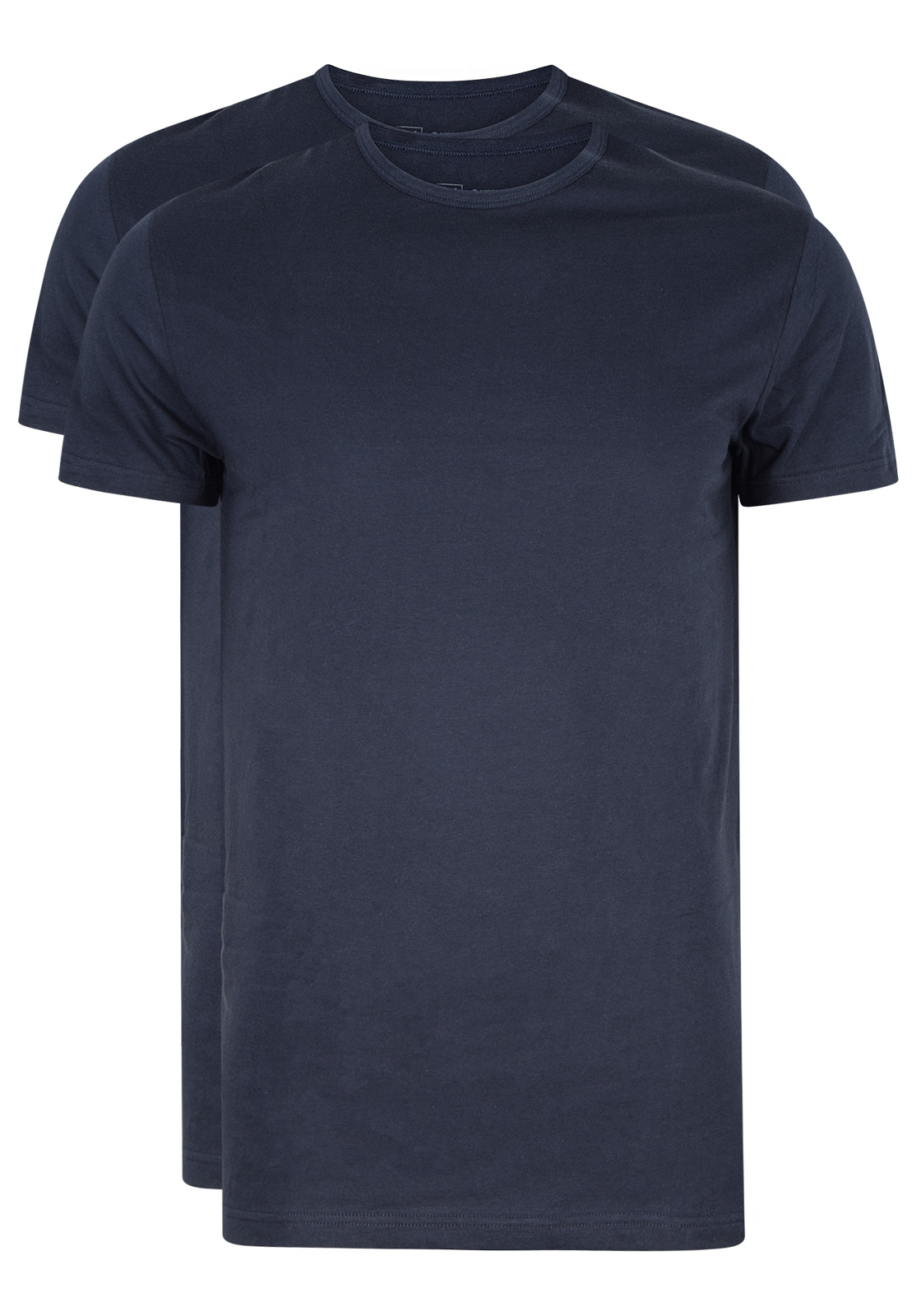 RJ_bodywear-ondergoed-37-043-Rotterdam-Navy RJ Bodywear Everyday Rotterdam T-shirts (2-pack), heren T-shirts O-hals smal, donkerblauw