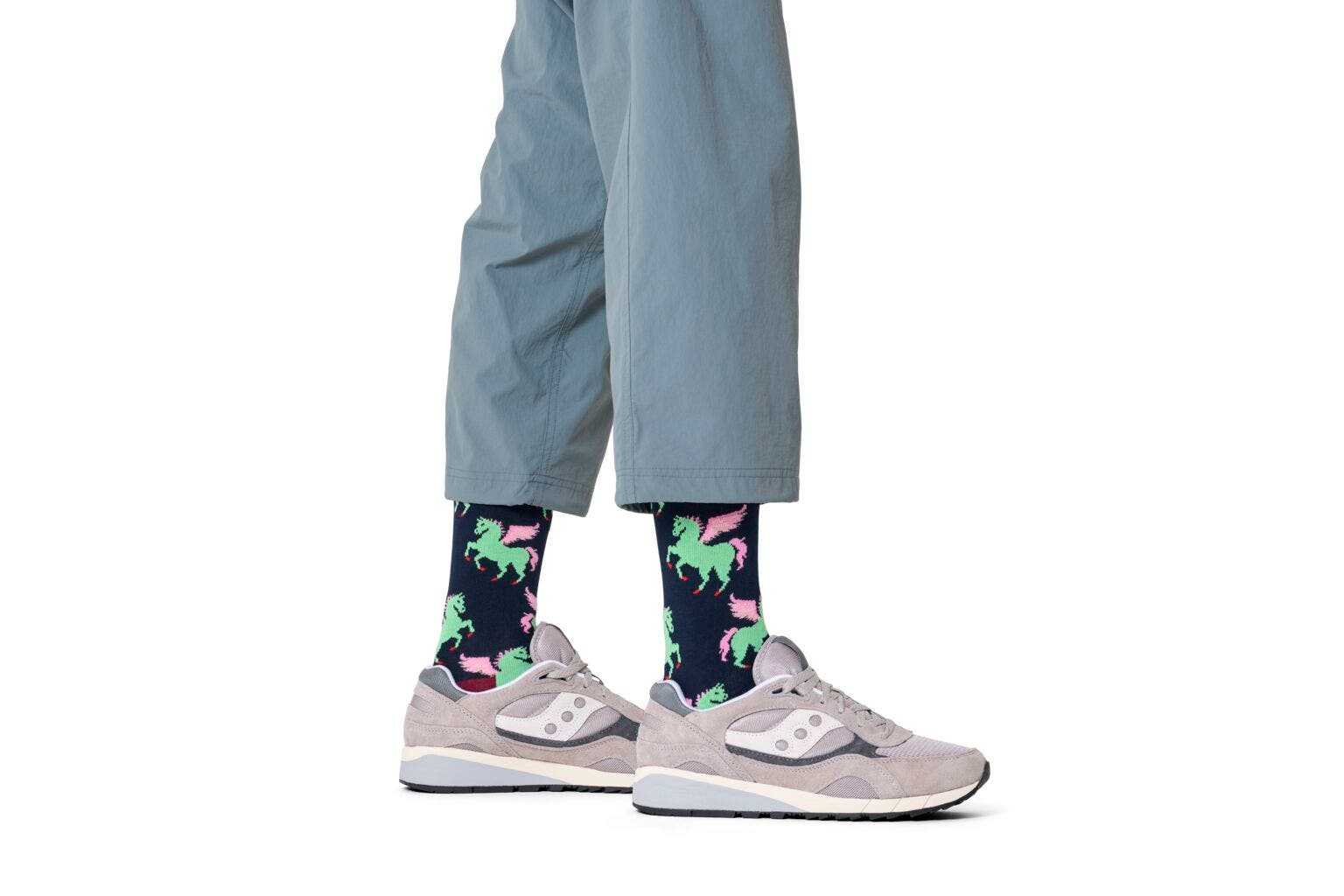 Happy Socks Pegasus Sock, unisex sokken, navy